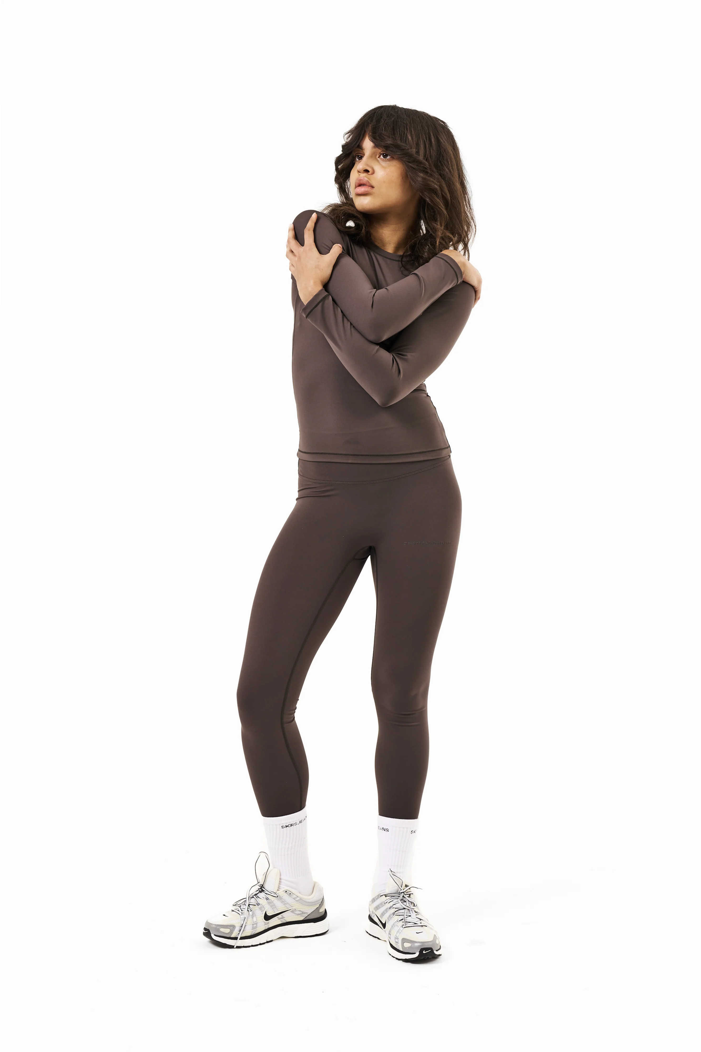 Active Leggings in Moose - Image 4