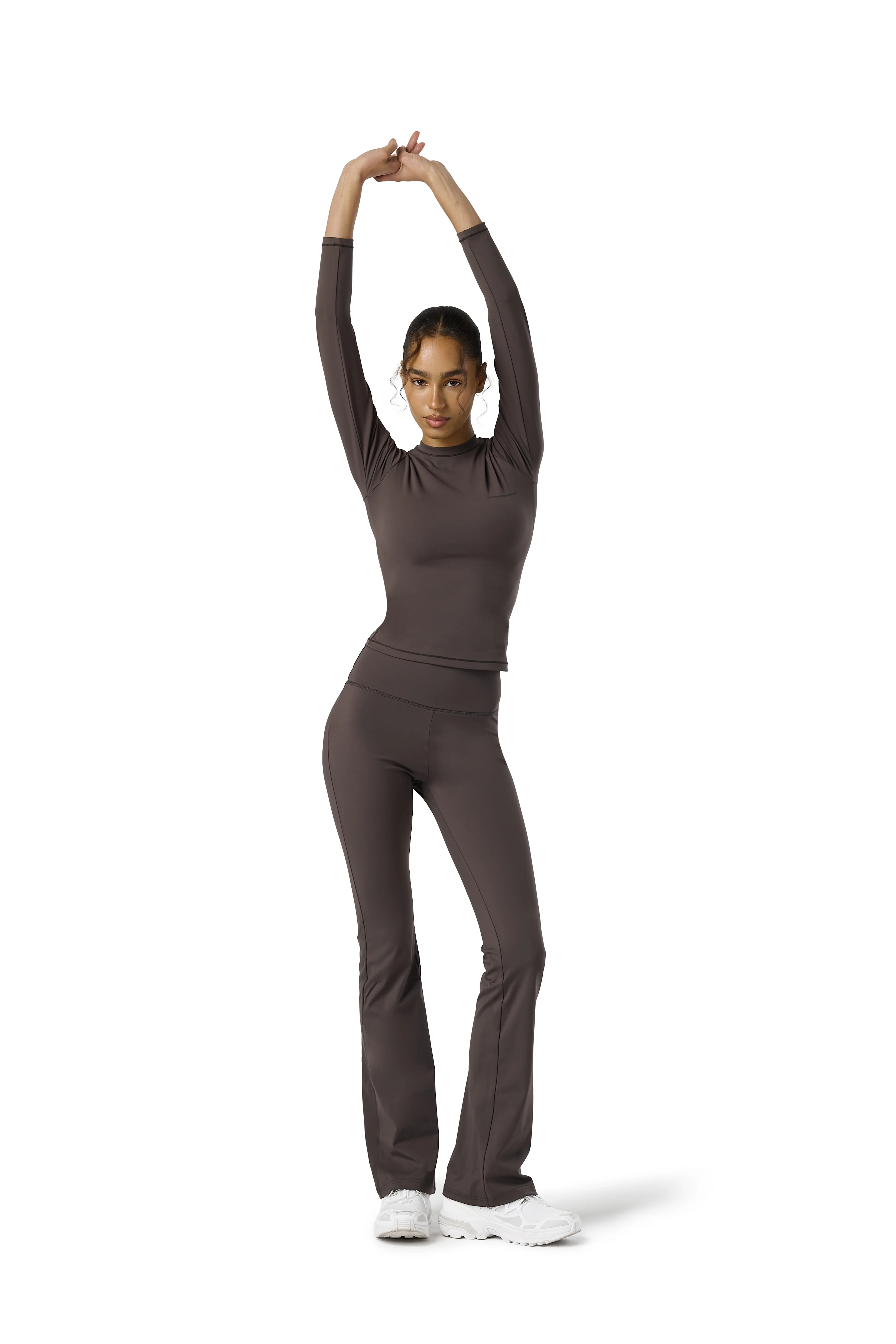 Active Long Sleeve Top in Moose - Image 3