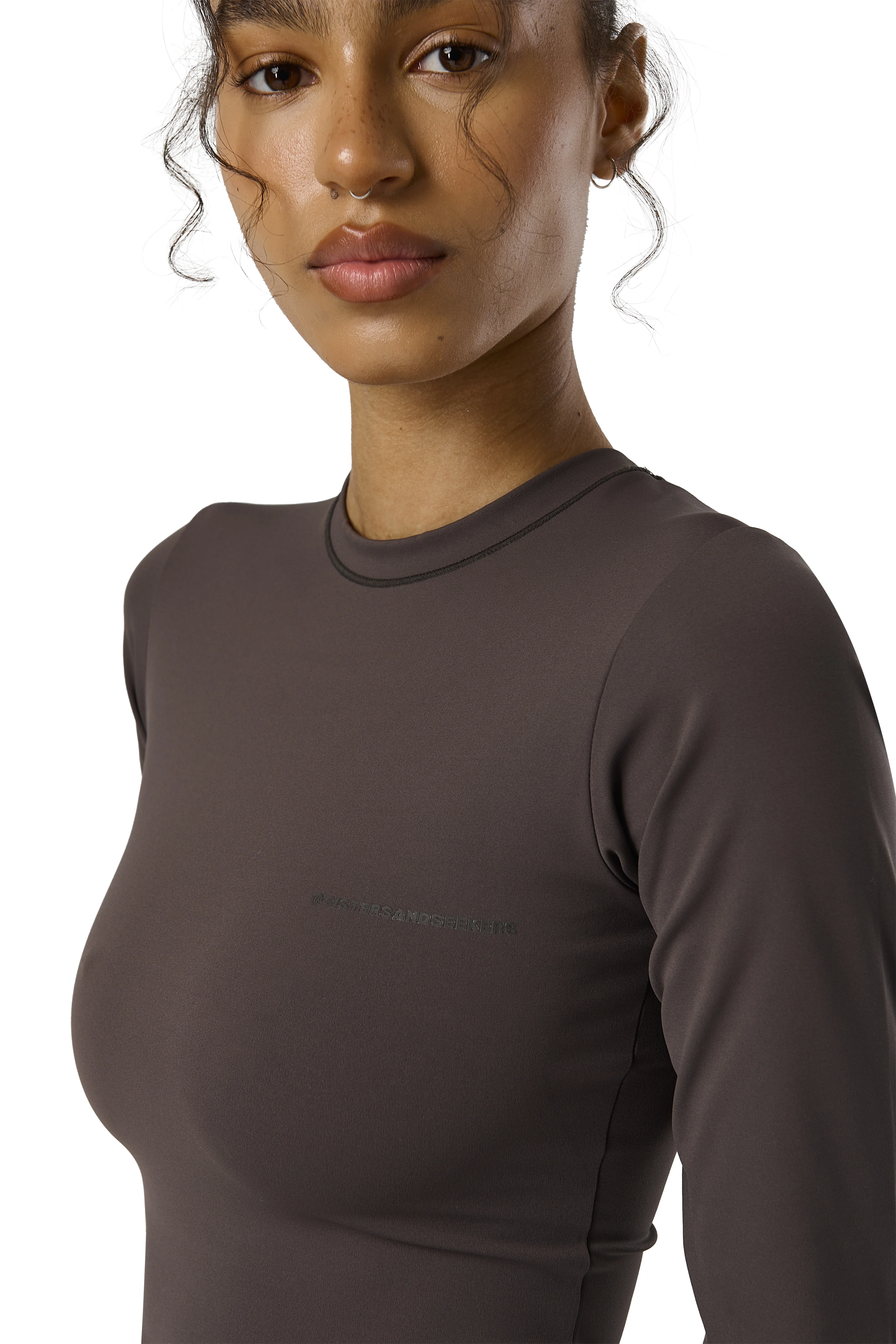 Active Long Sleeve Top in Moose - Image 6