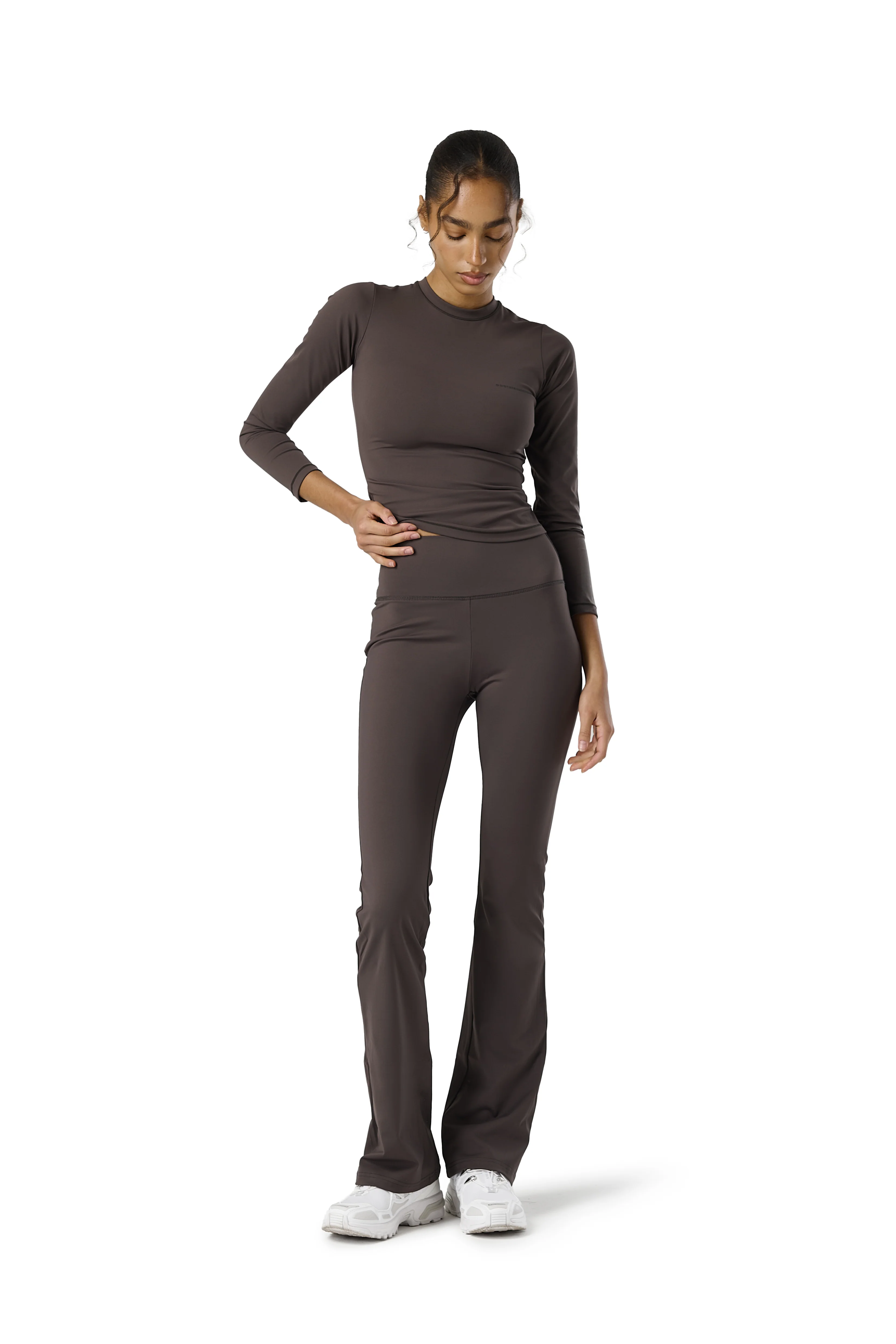 Active Long Sleeve Top in Moose - Image 7