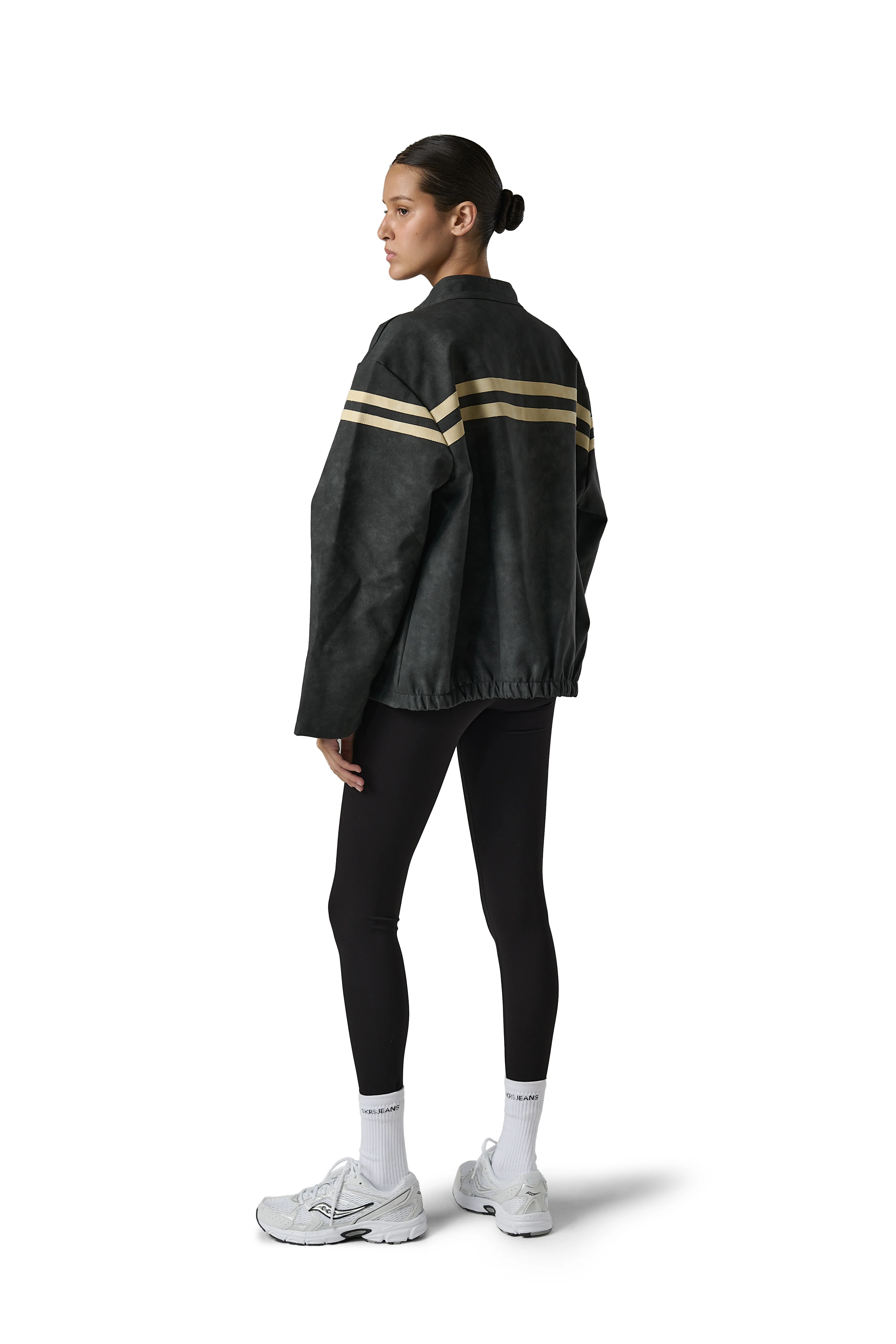 Grandpa Vegan Biker Jacket - Image 3