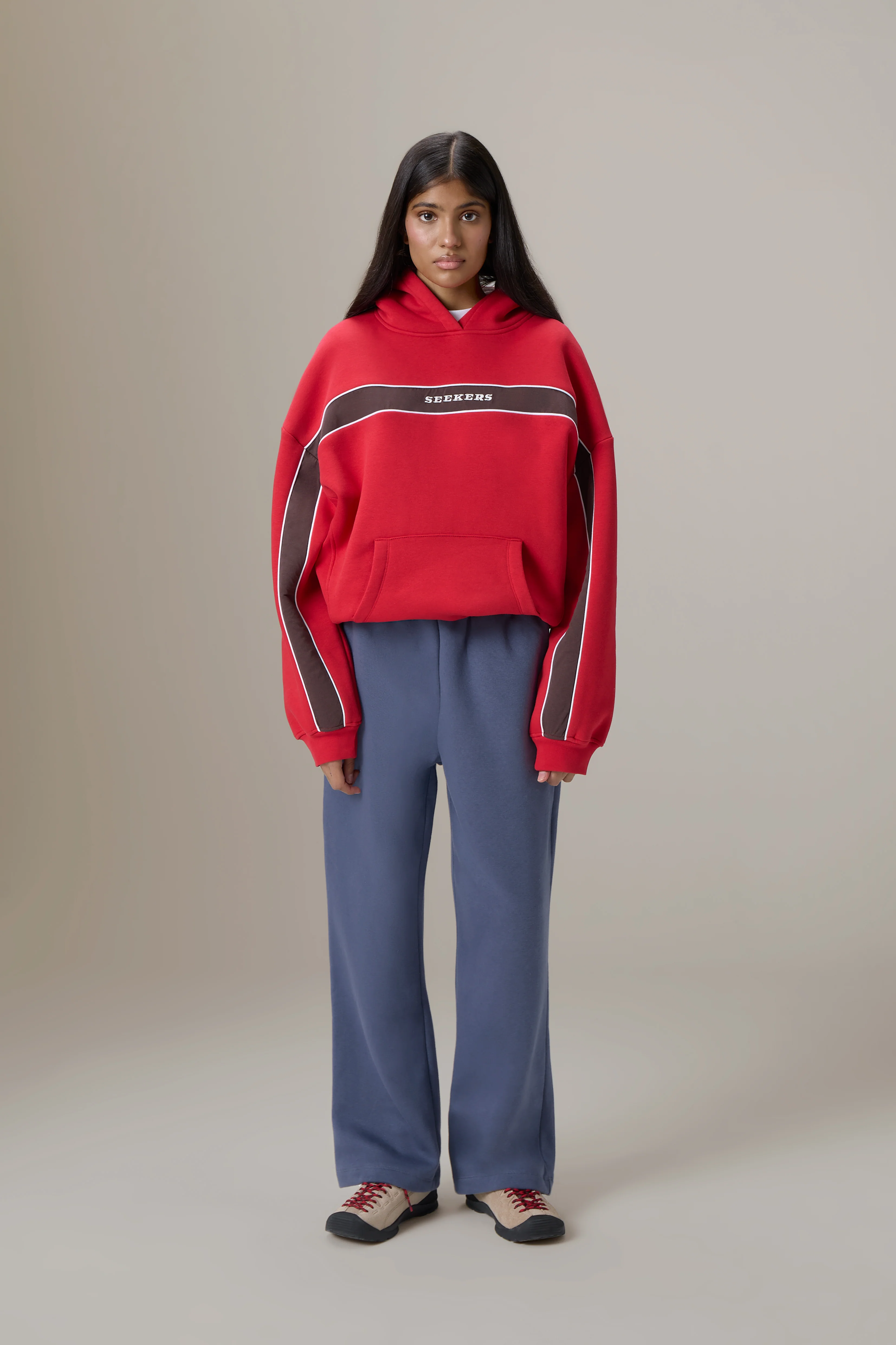 Seekers Speedway Hoodie in Red - Image 4