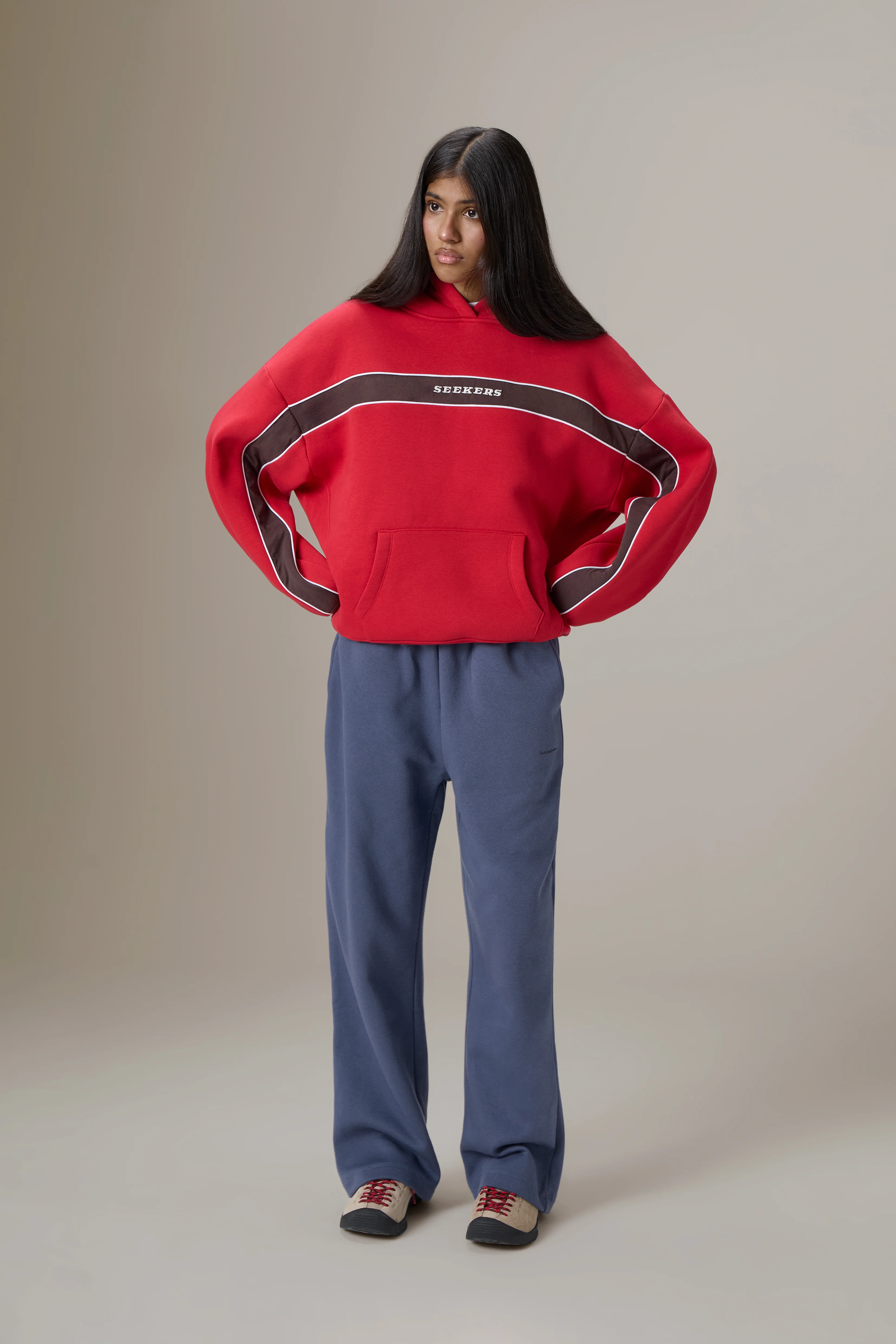 Seekers Speedway Hoodie in Red - Image 8