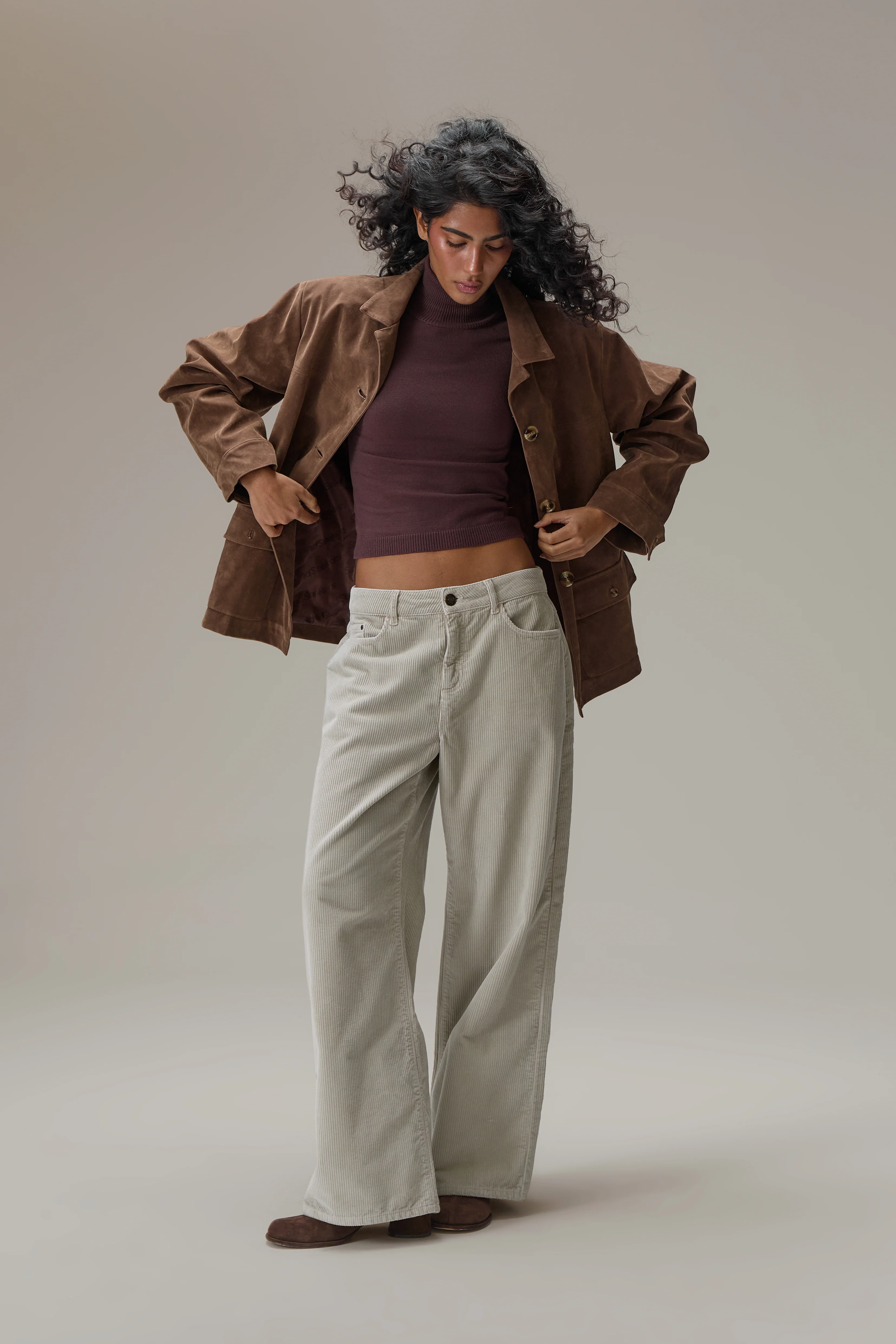 Jackson Faux Suede Blazer - Image 4