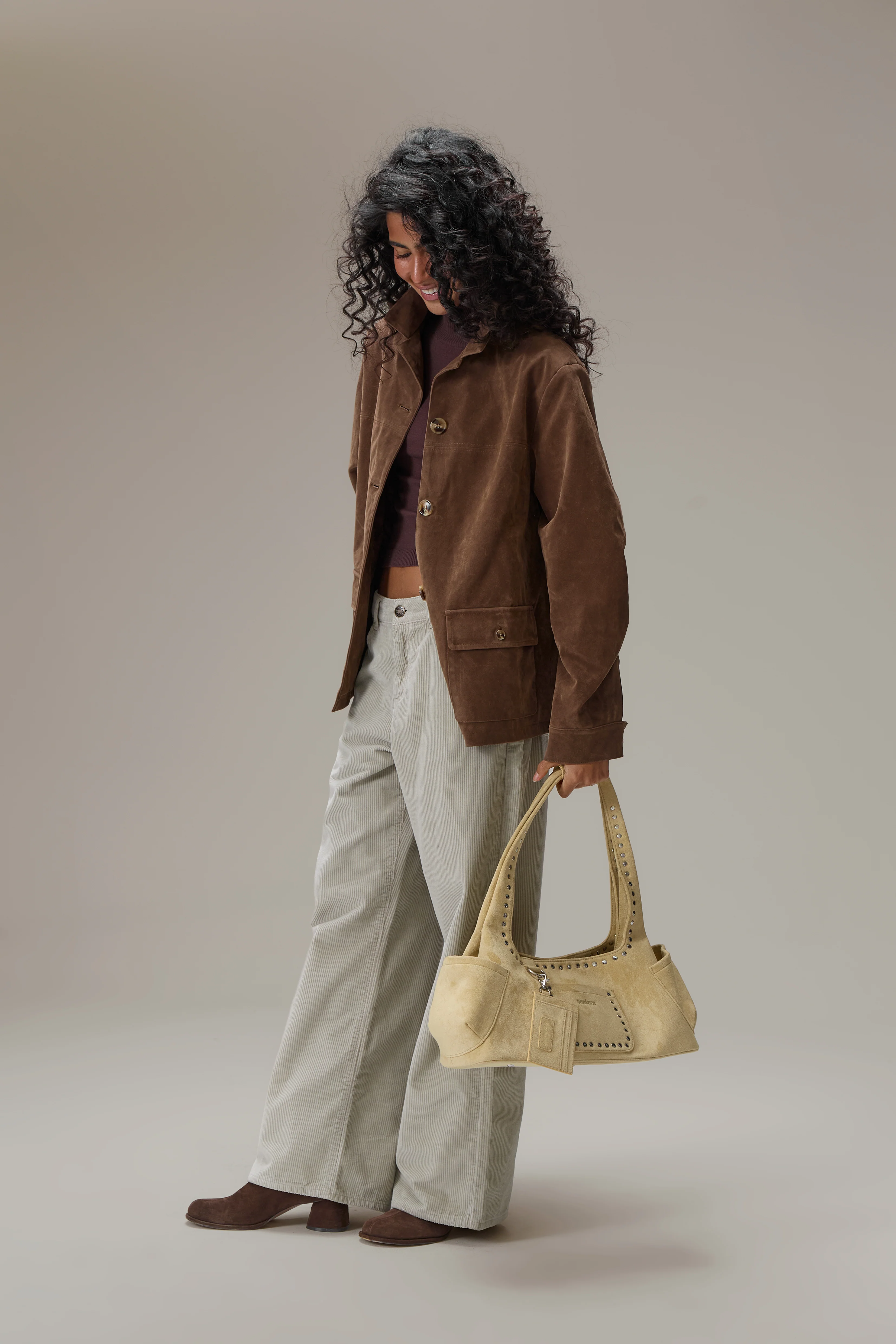 Jackson Faux Suede Blazer - Image 6