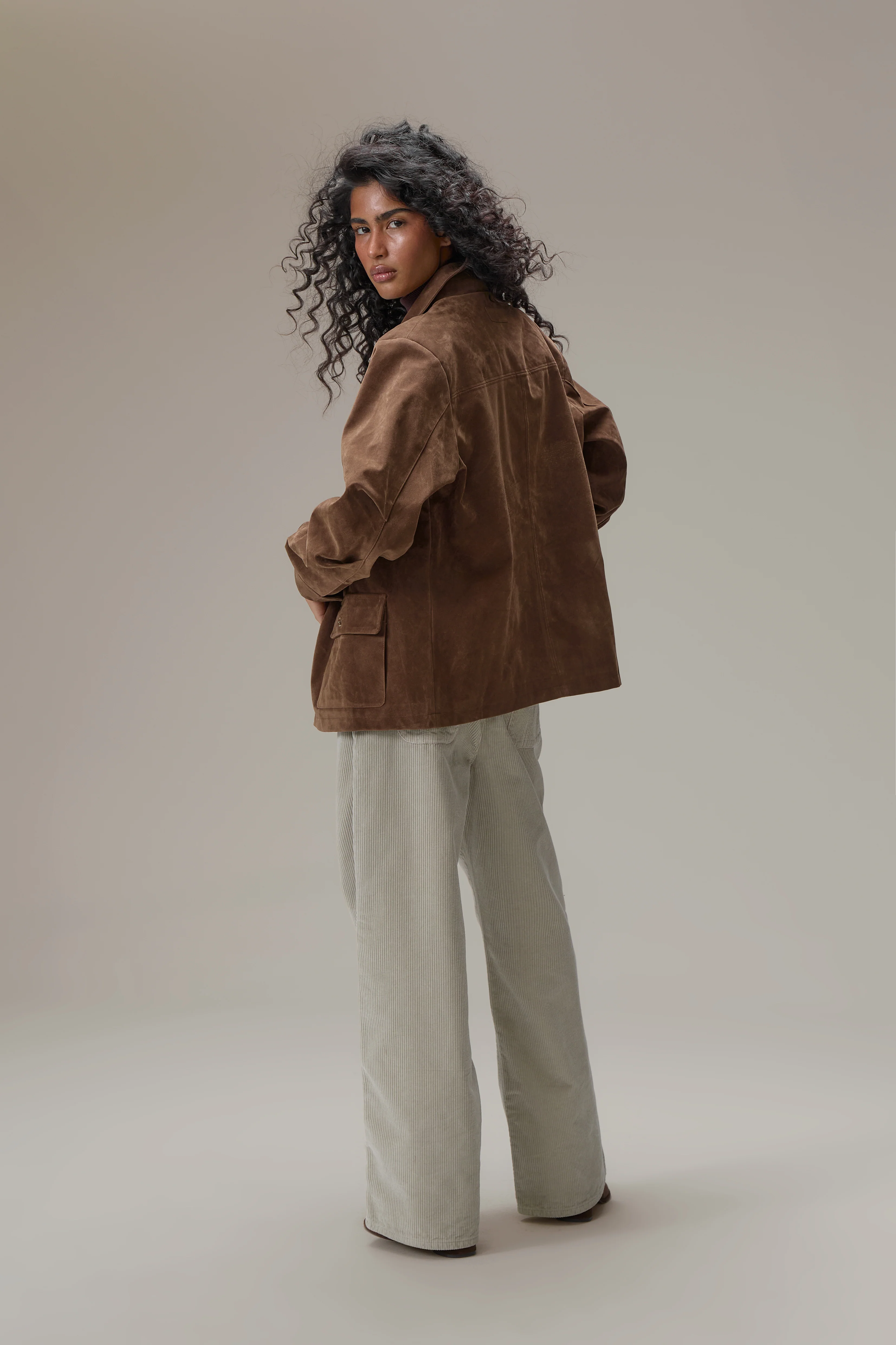 Jackson Faux Suede Blazer - Image 7