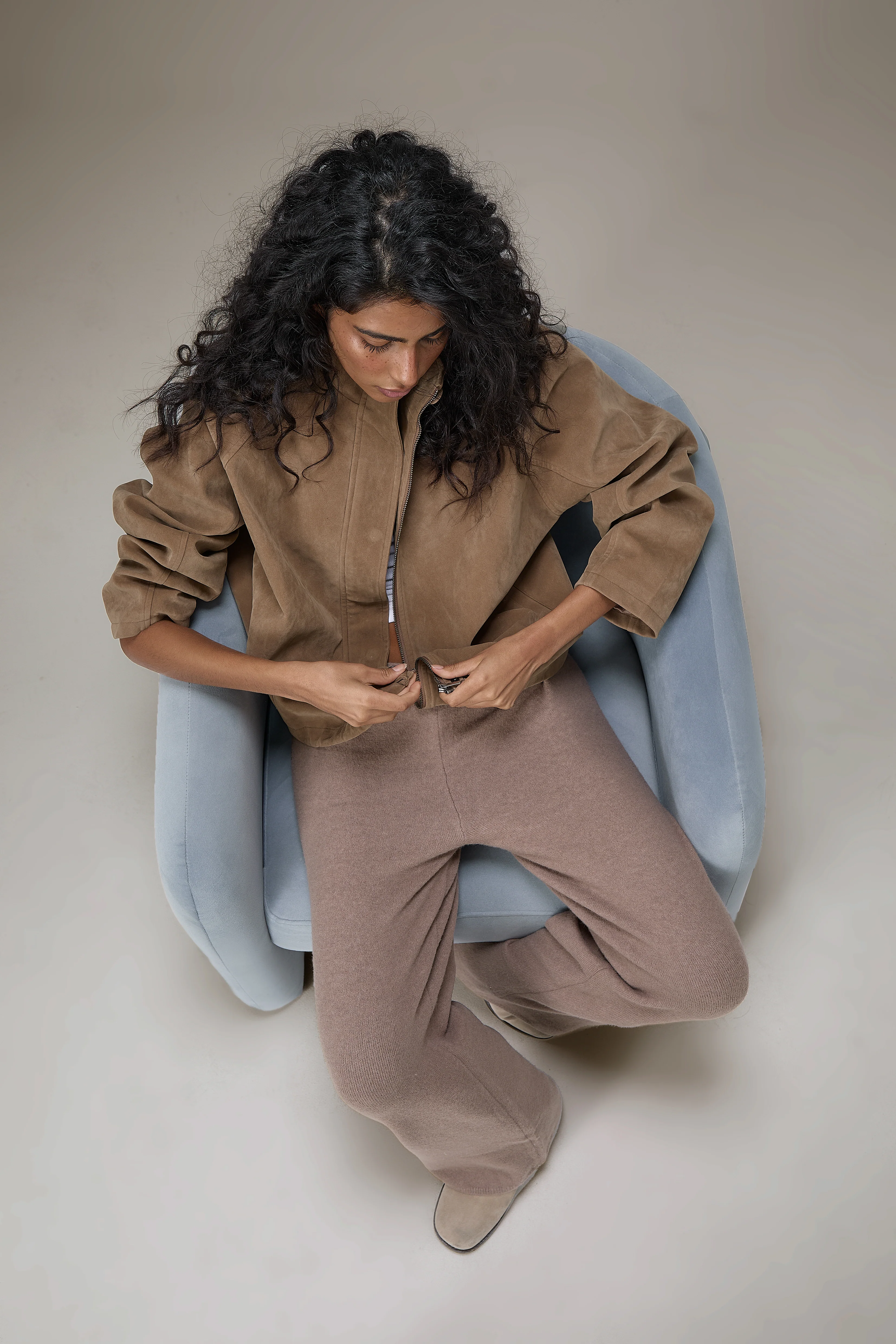 Lady Faux Suede Jacket - Image 4