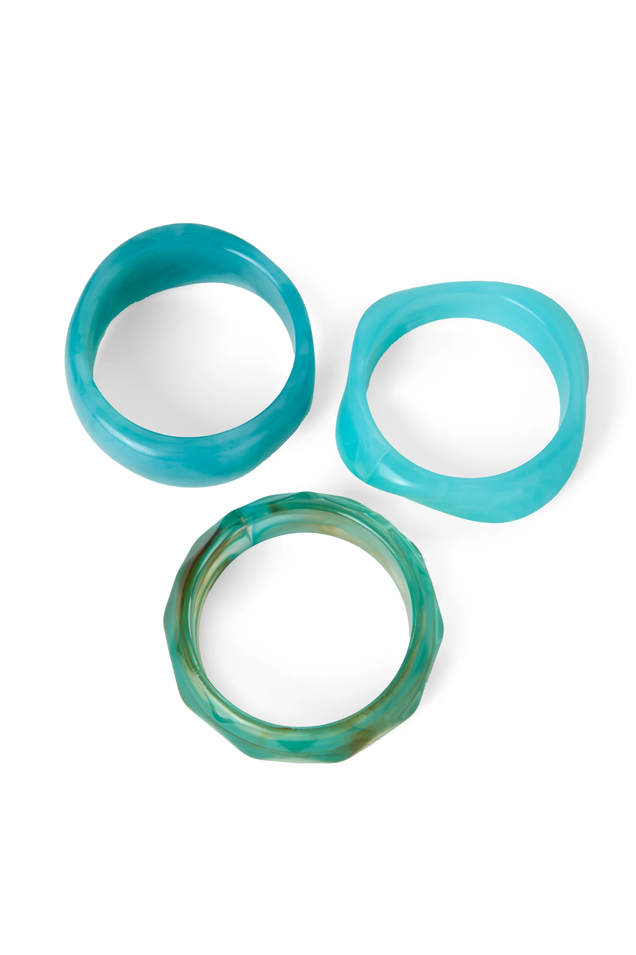 Lagoon Resin Bangles Set - Image 3