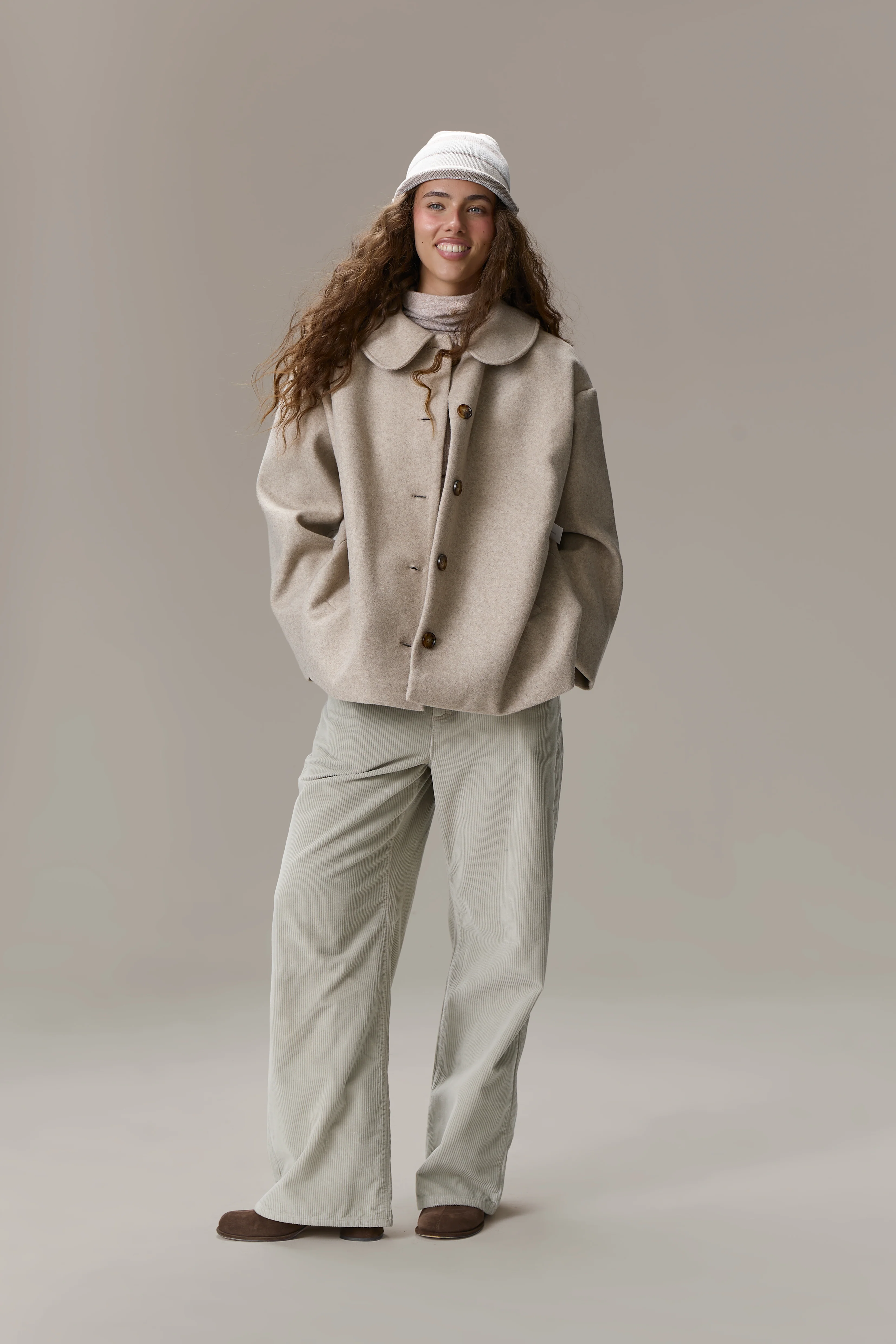 Matilda Collared Coat Jacket - Image 4