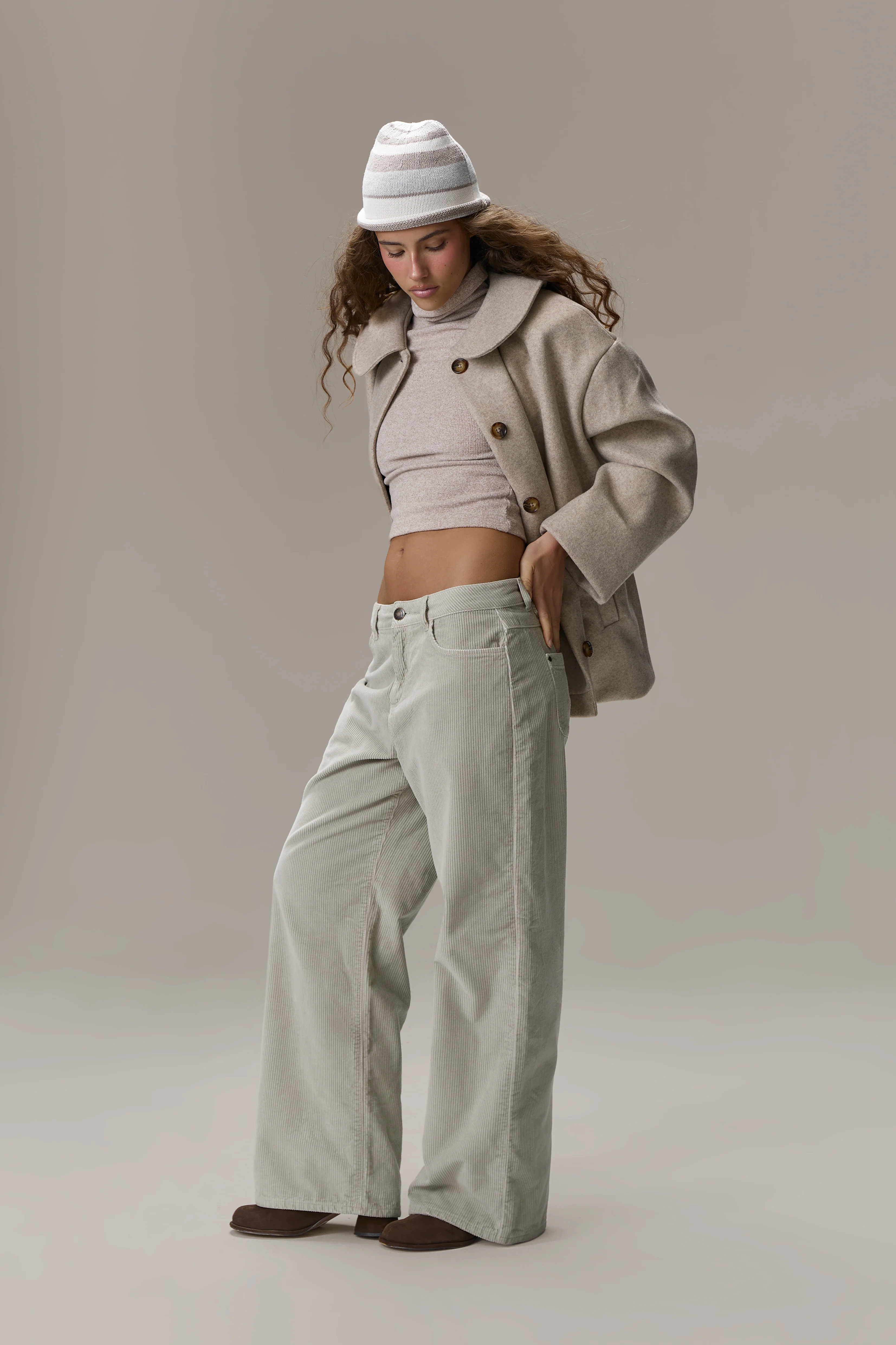 Matilda Collared Coat Jacket - Image 5