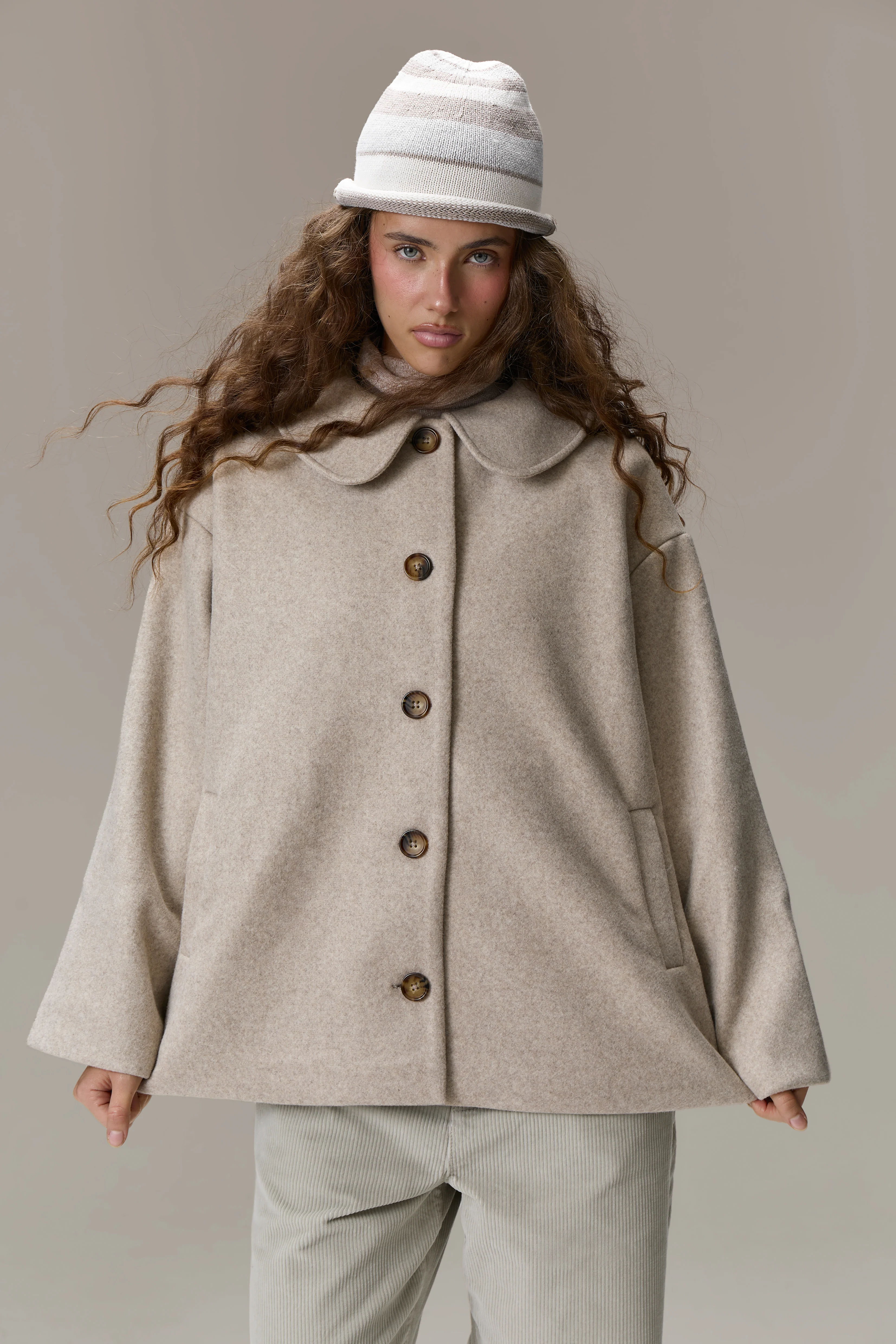 Matilda Collared Coat Jacket - Image 6