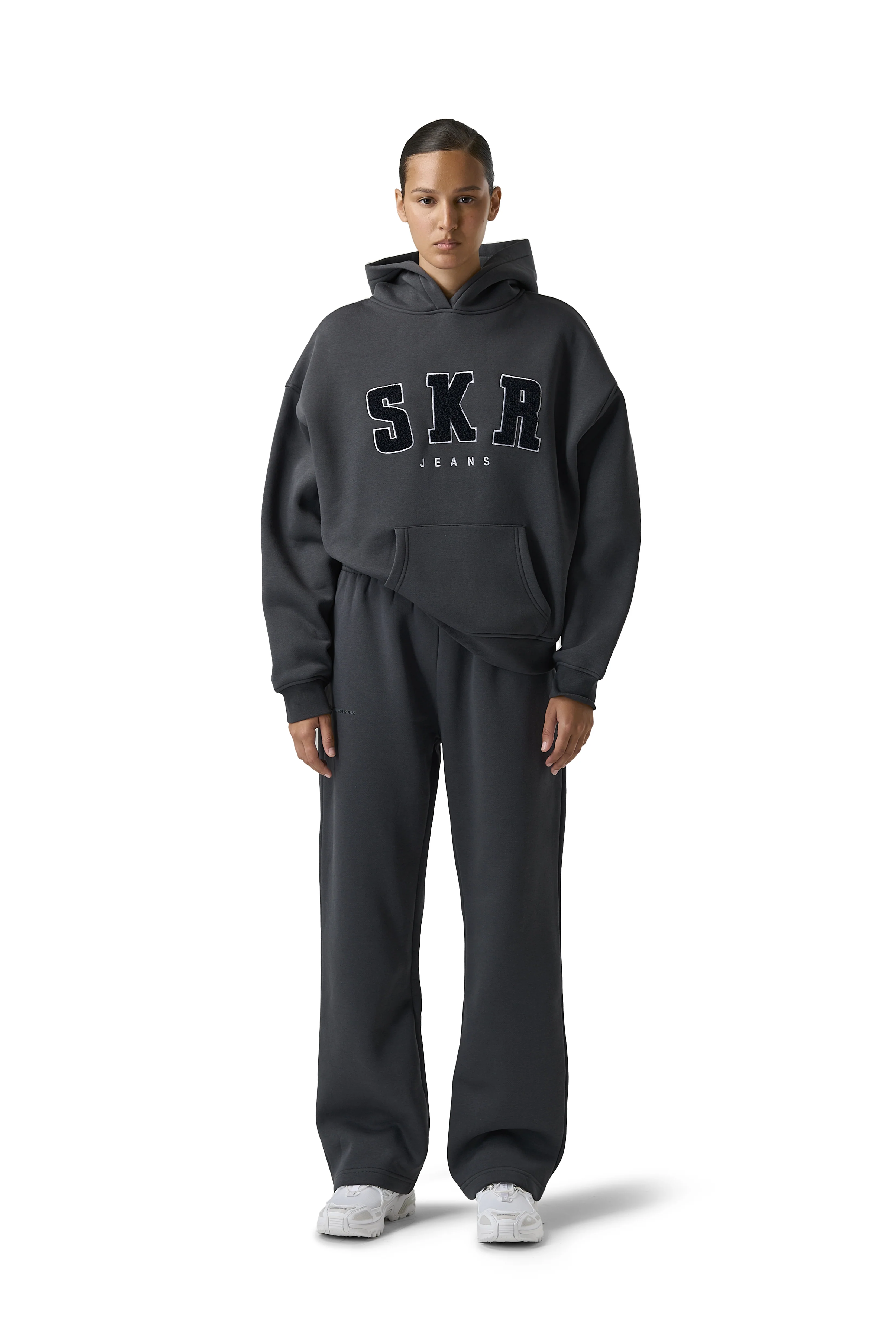 Official Wide Leg Sweatpants in Fume - Image 5