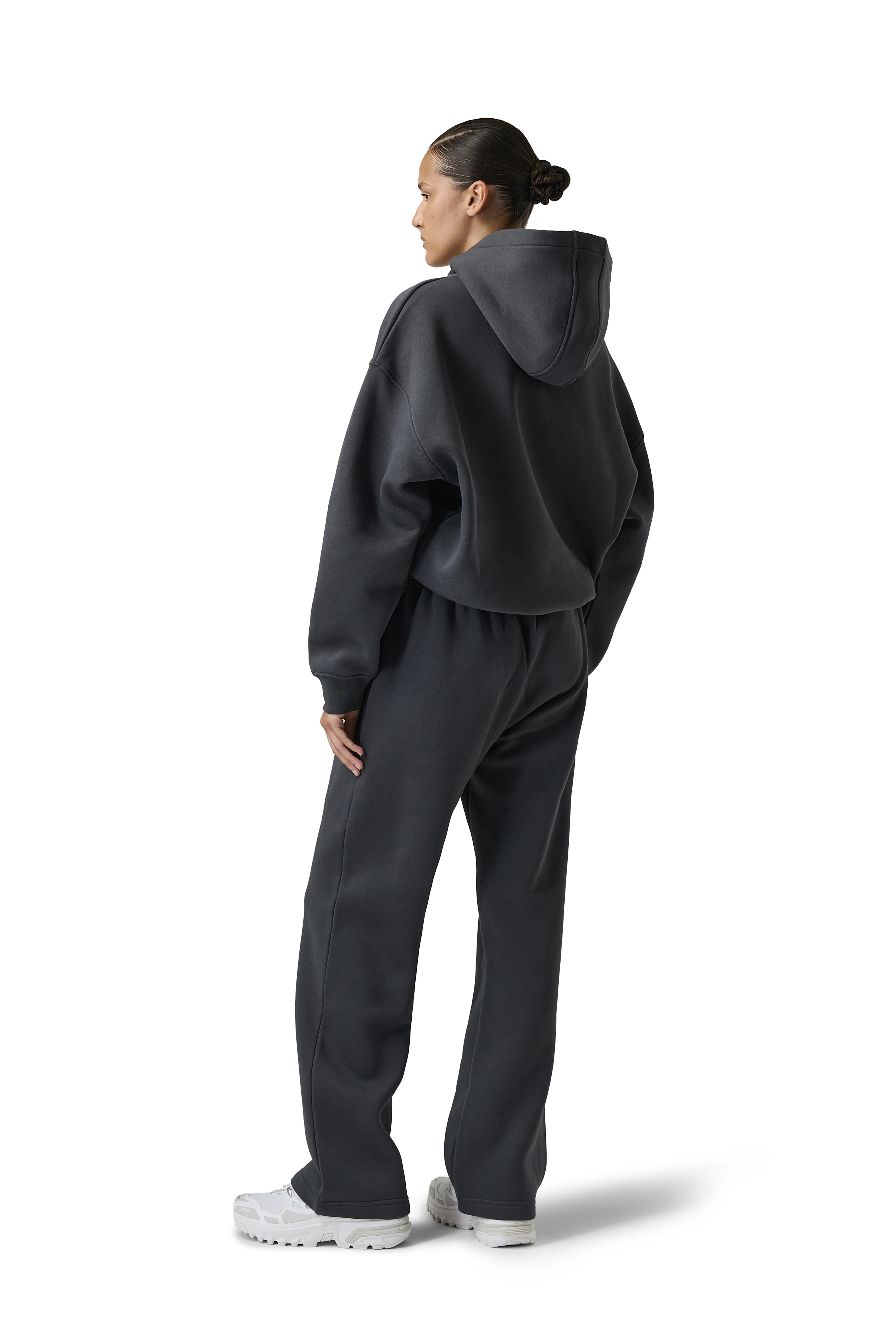Official Wide Leg Sweatpants in Fume - Image 8