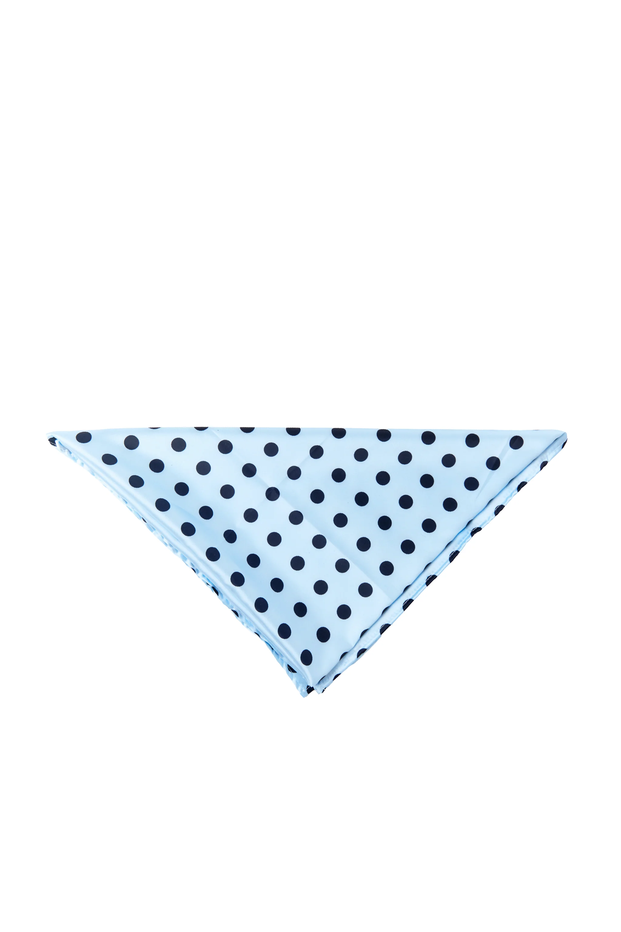 Polka Scarf in Powder Blue - Image 3