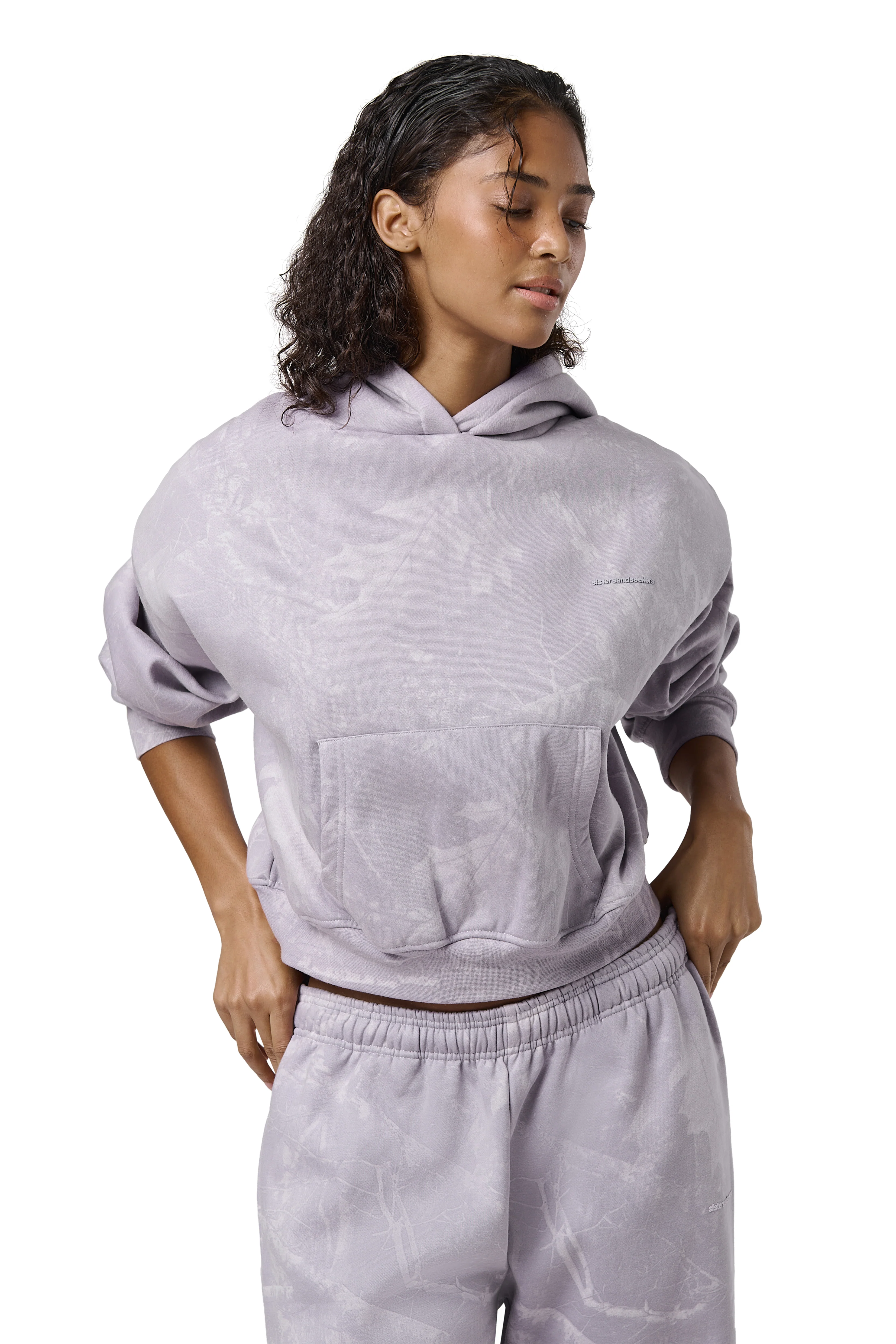 Ranch Shrunken Hoodie in Lilac - Image 6