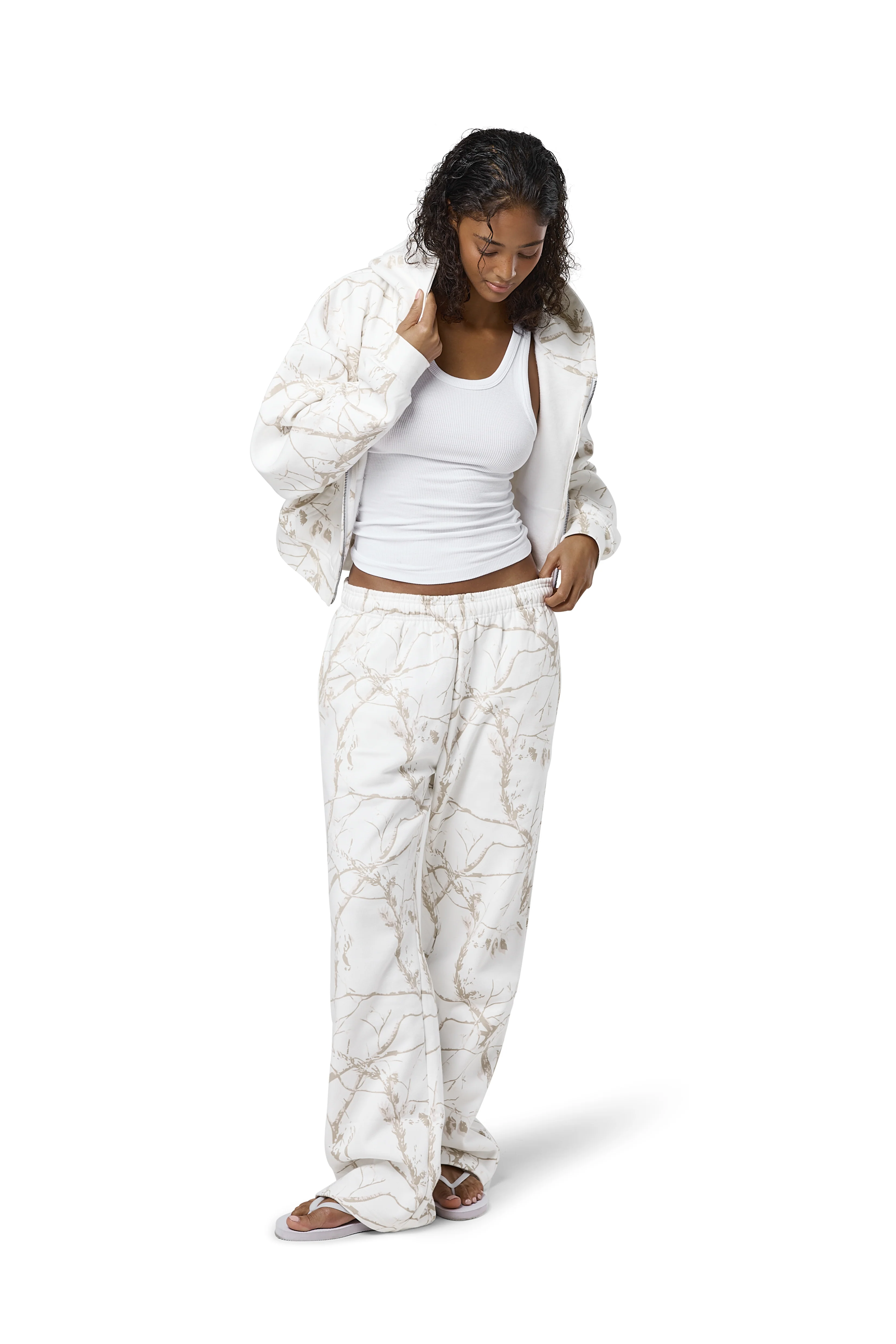 Ranch Straight Leg Sweatpants in Milk - Image 4