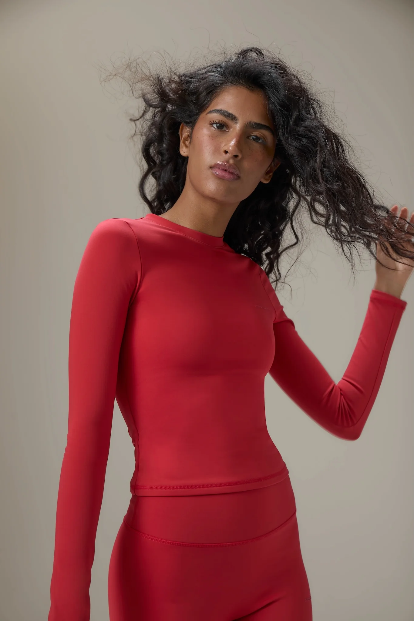 Soft Active Long Sleeve in Red - Image 7