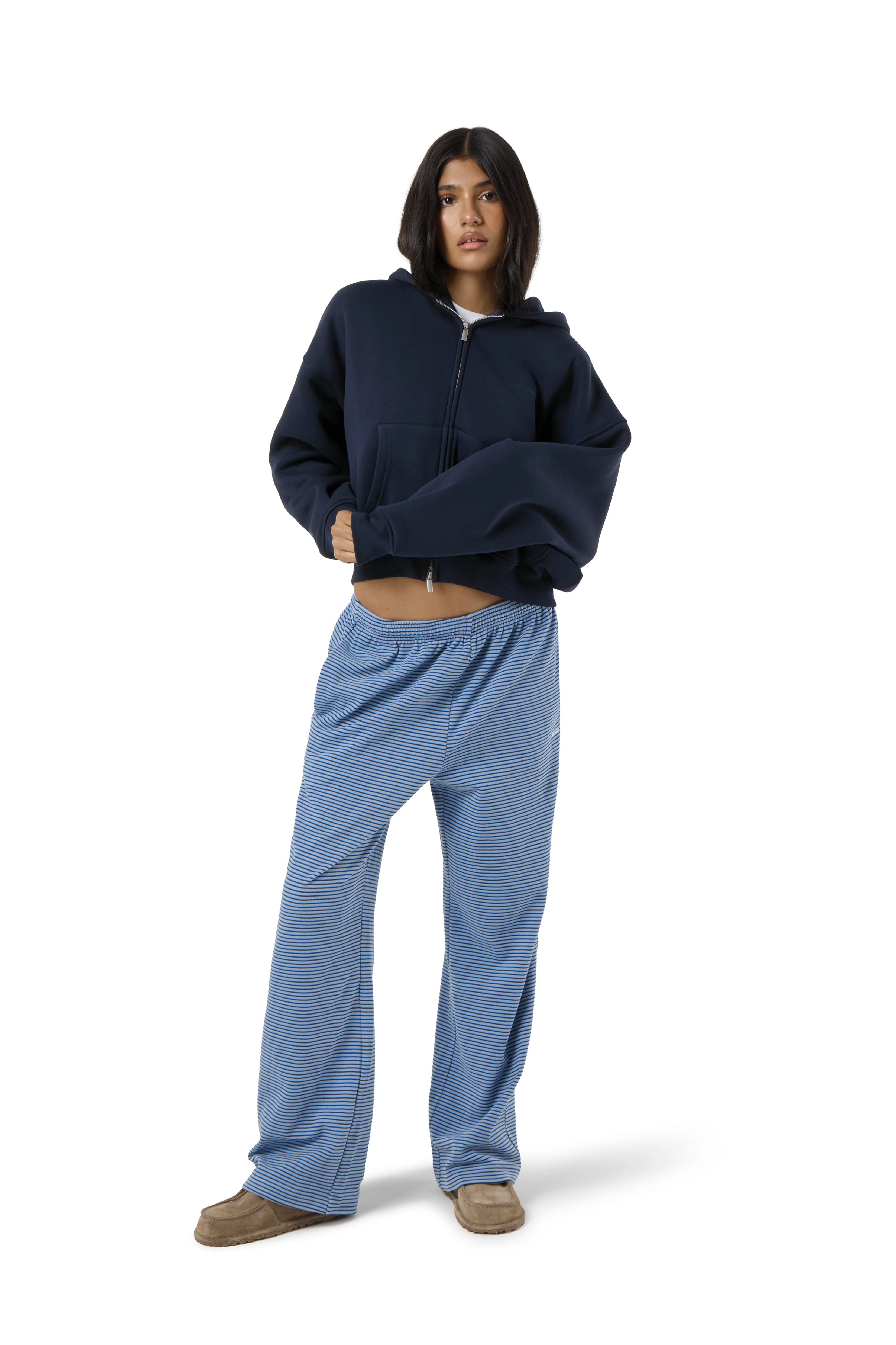 Seekers 99 Shrunken Zip Up in Navy - Image 6