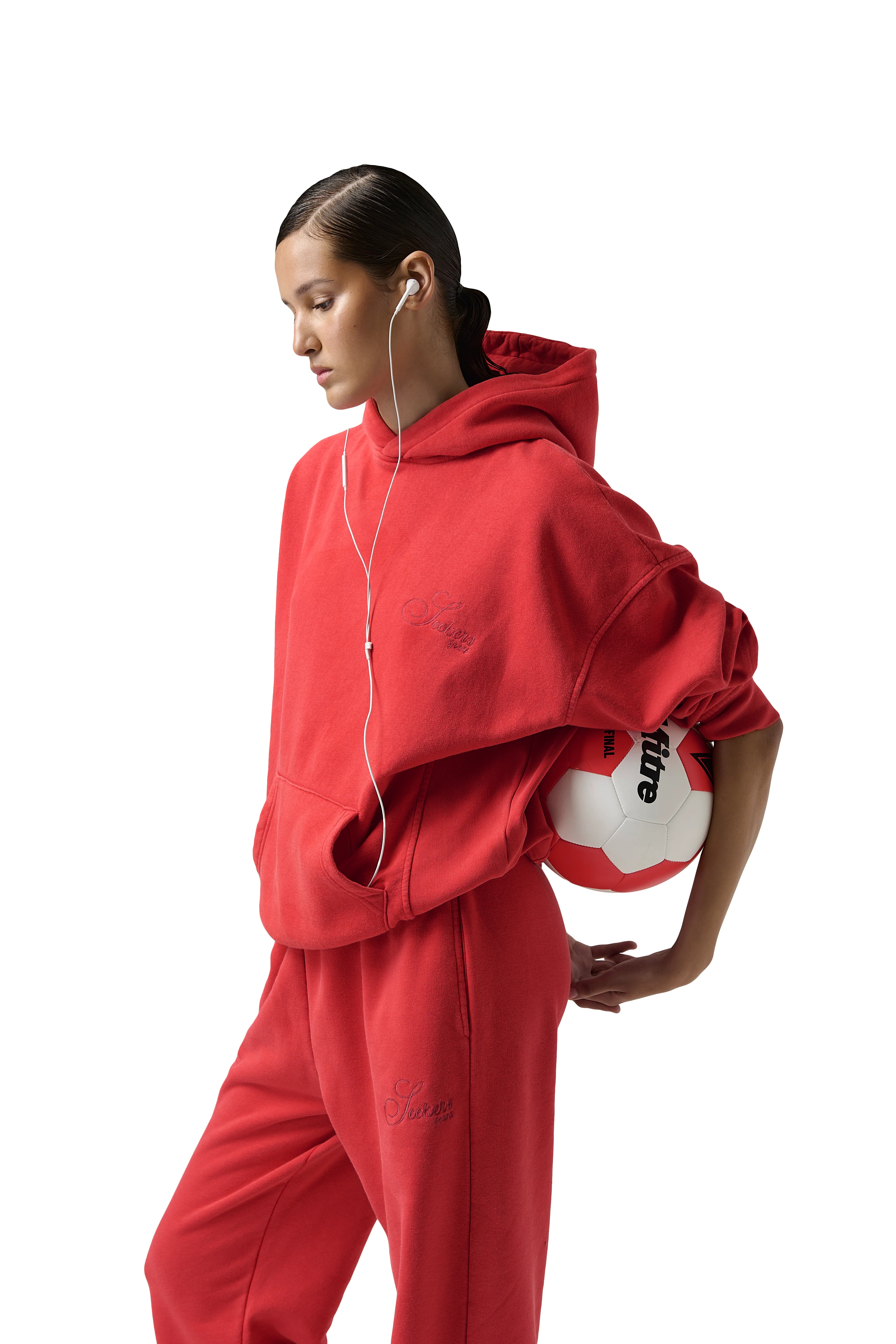 Seekers Classic Washed Hoodie in Jam - Image 5