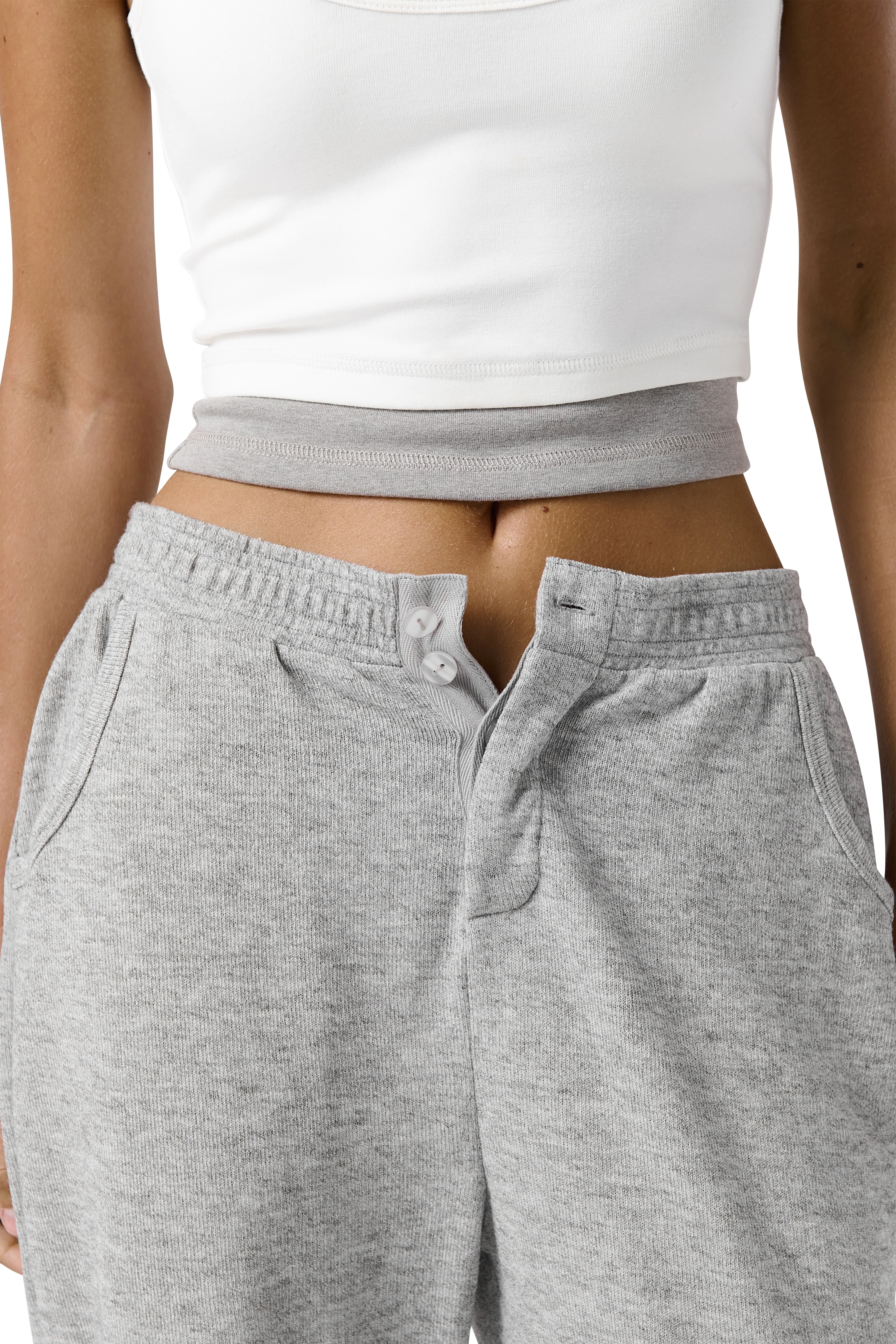 Slacks Soft Trouser in Light Grey - Image 5