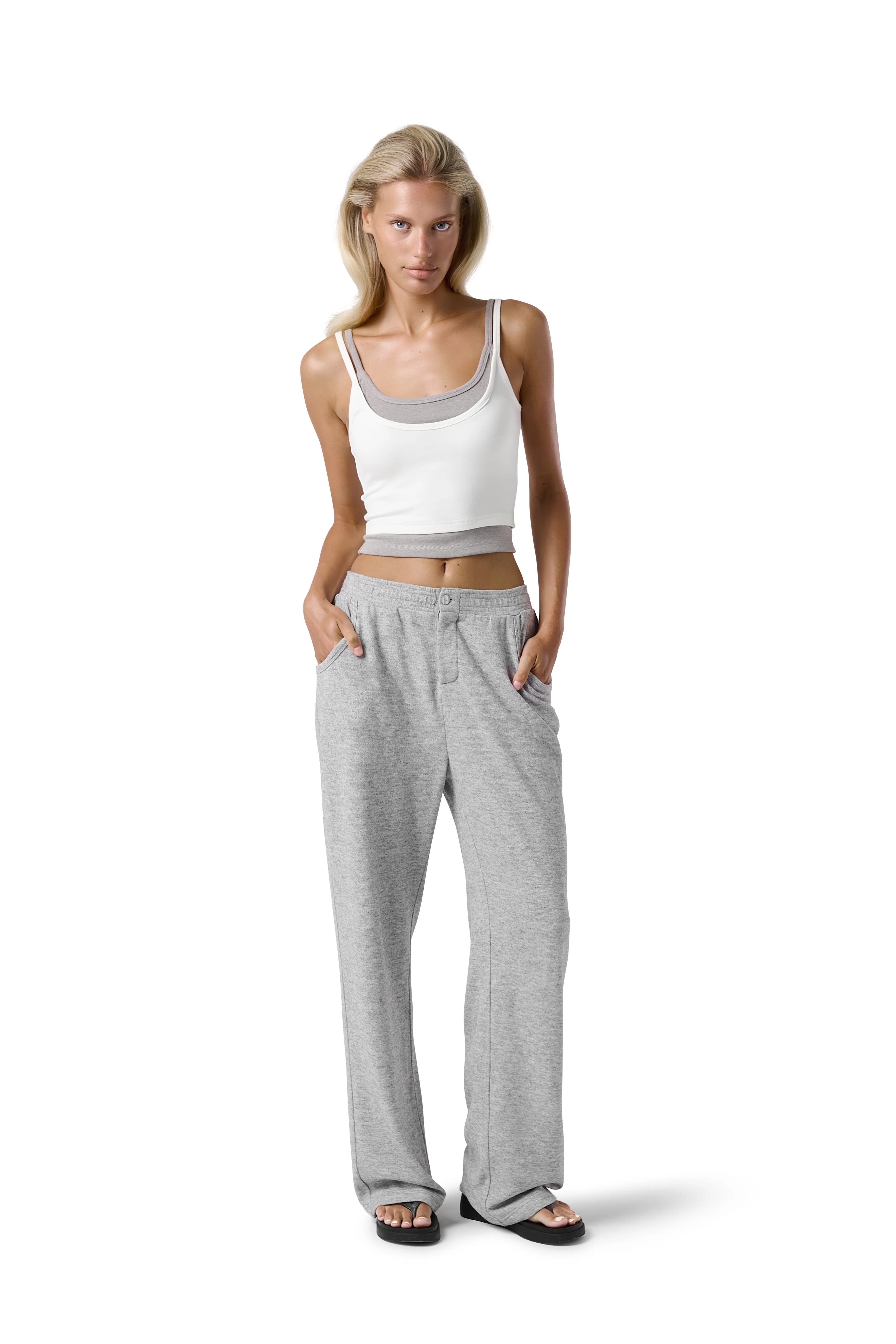 Slacks Soft Trouser in Light Grey - Image 7