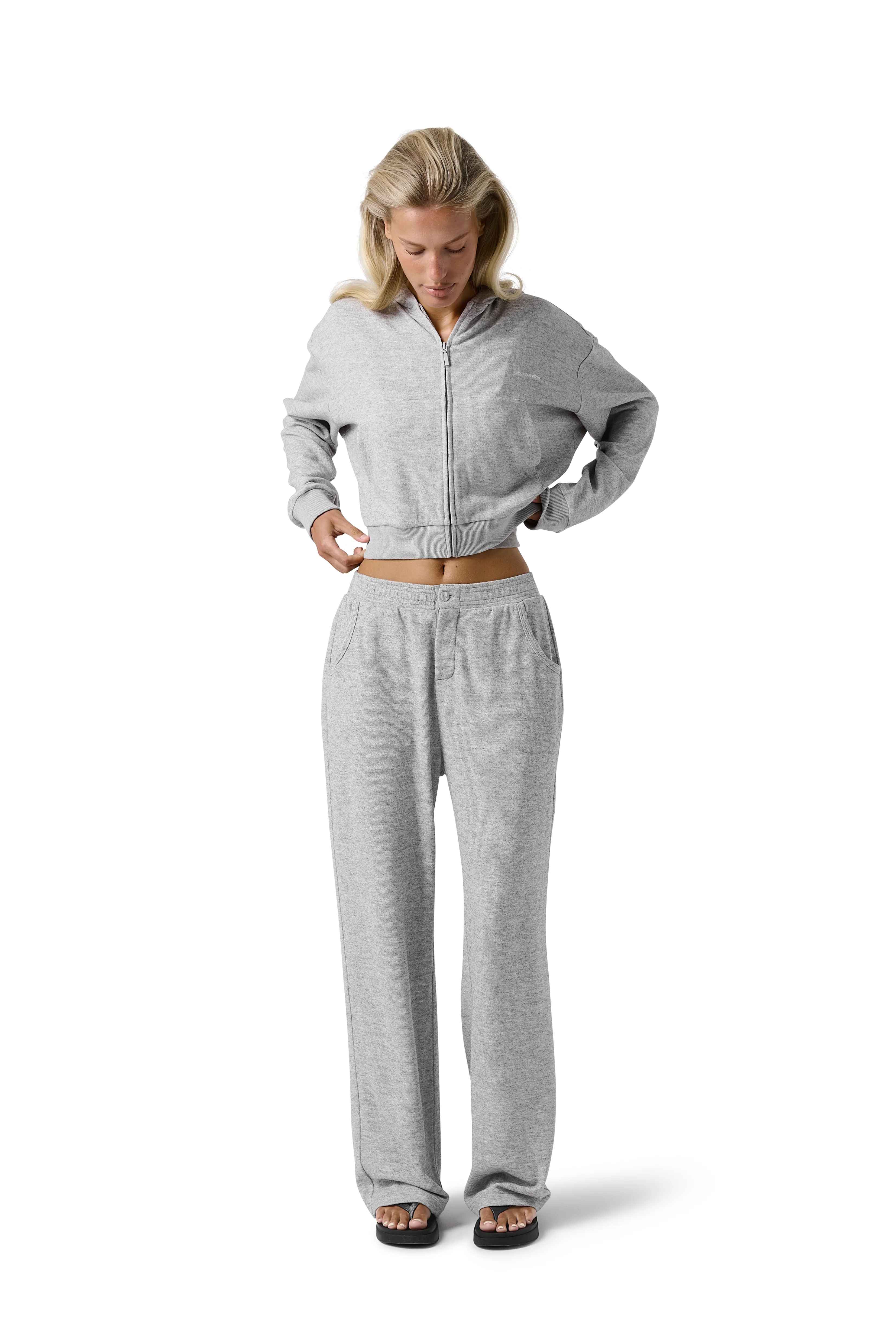 Slacks Soft Trouser in Light Grey - Image 4