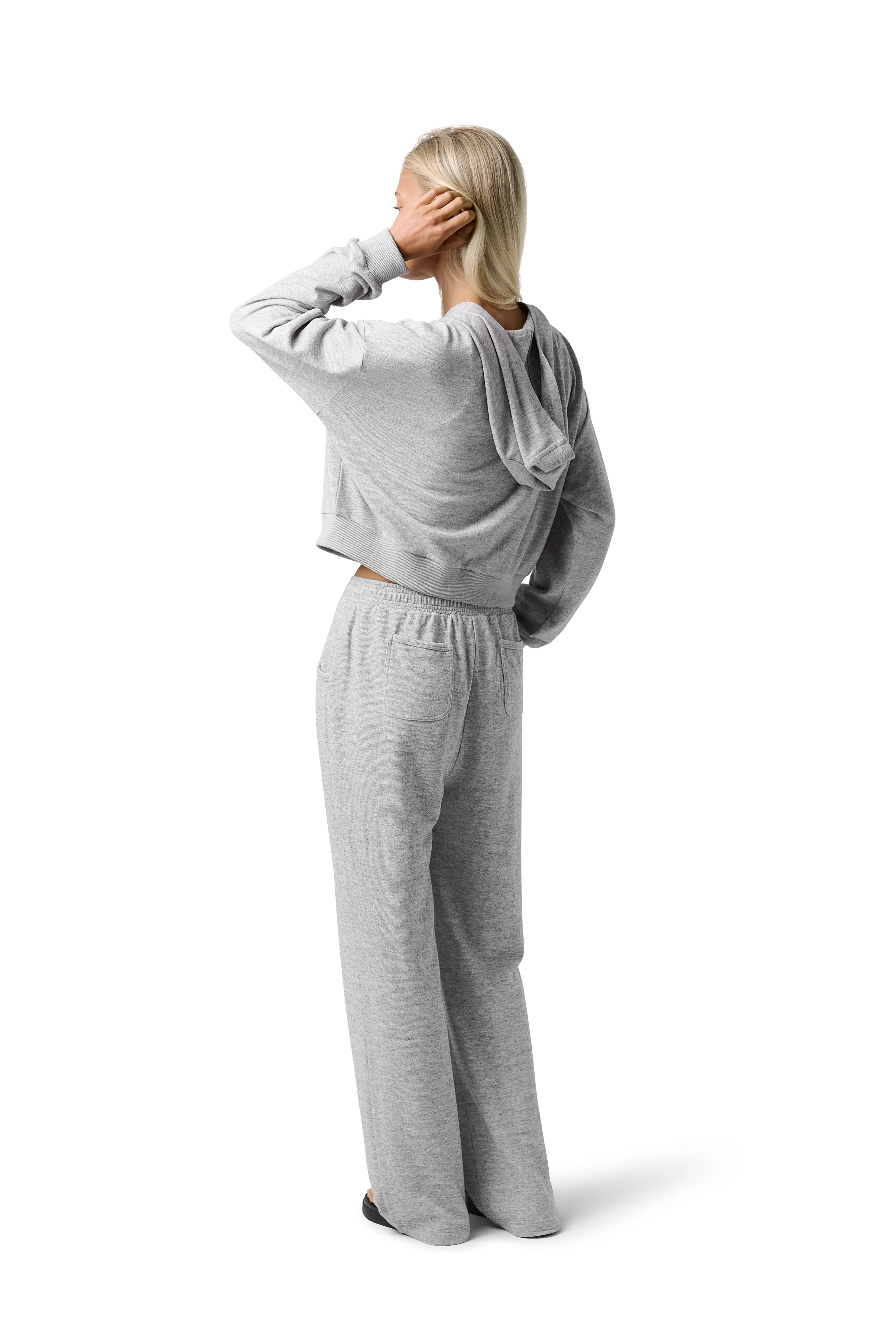Slacks Soft Trouser in Light Grey - Image 3