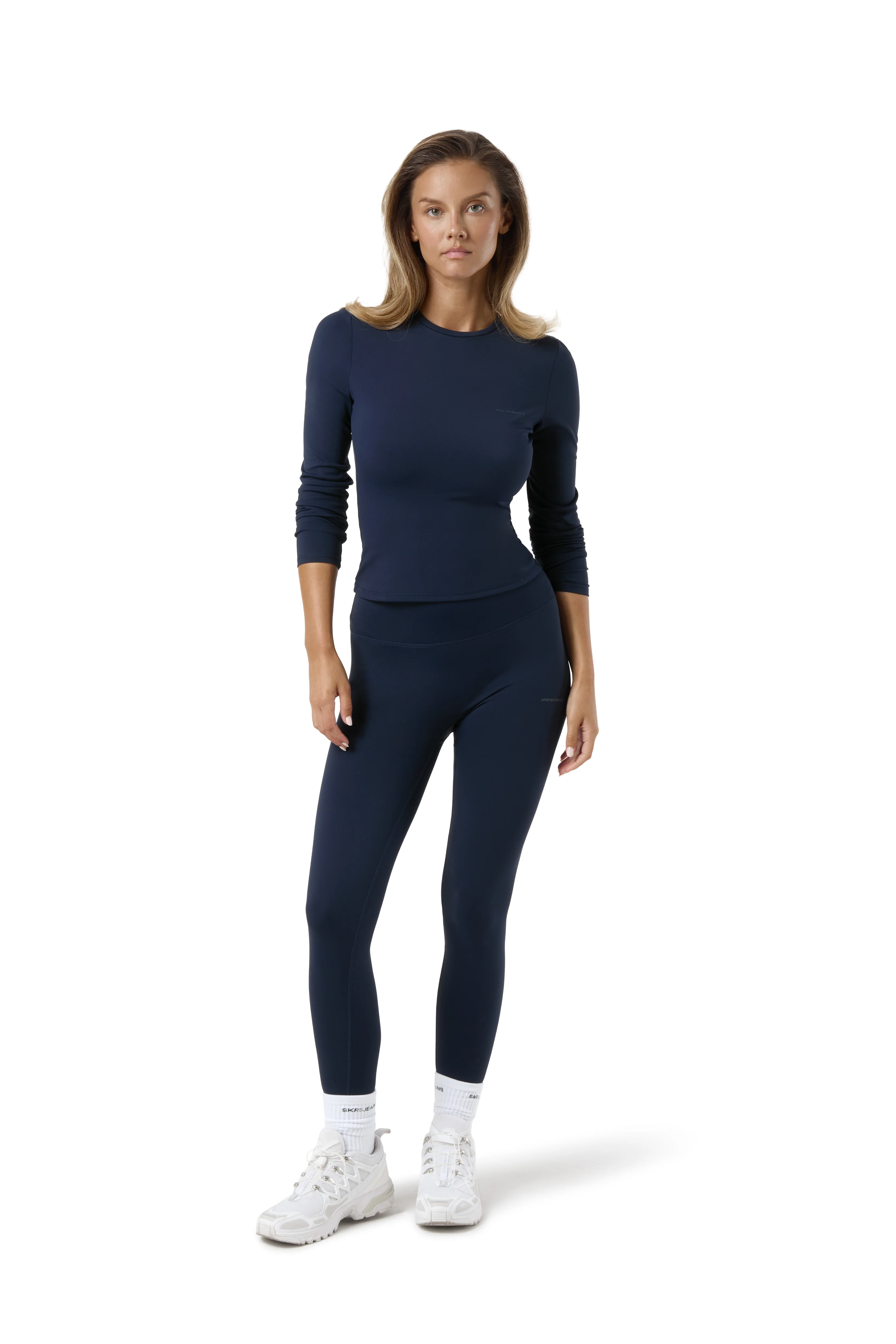 Soft Active Legging in Navy - Image 3