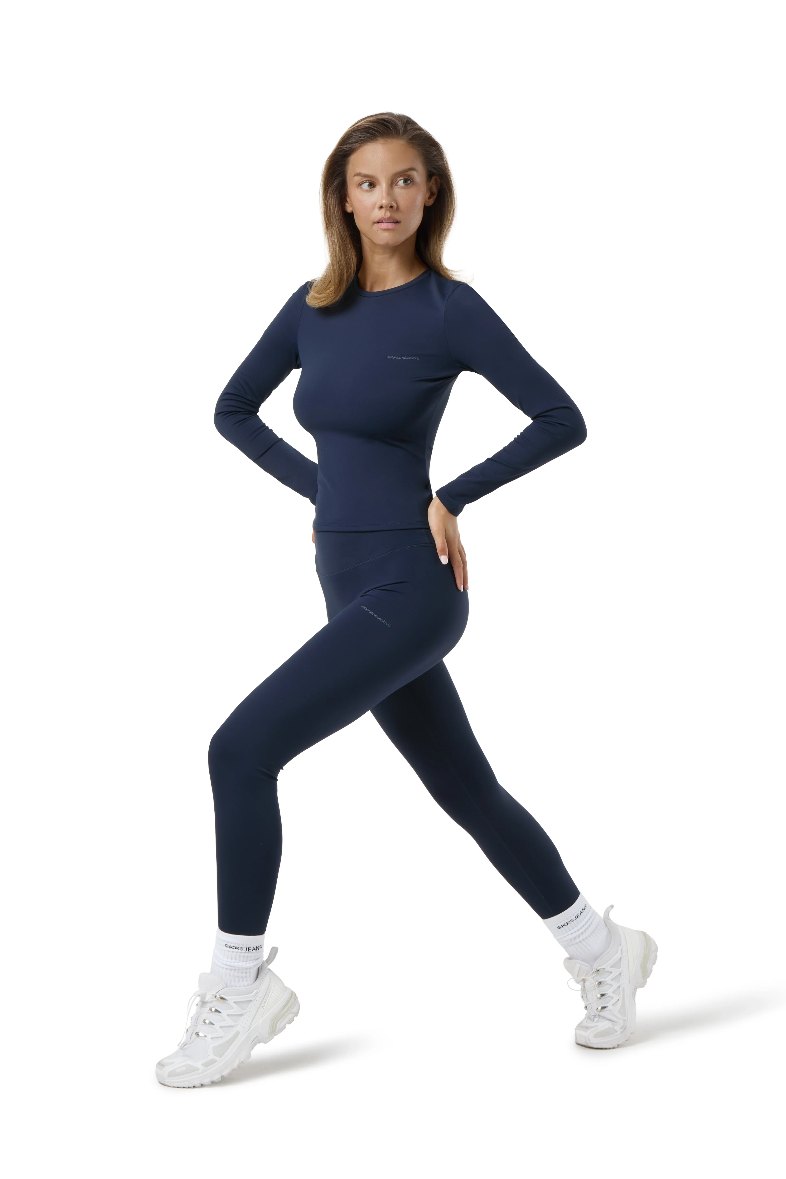 Soft Active Legging in Navy - Image 7