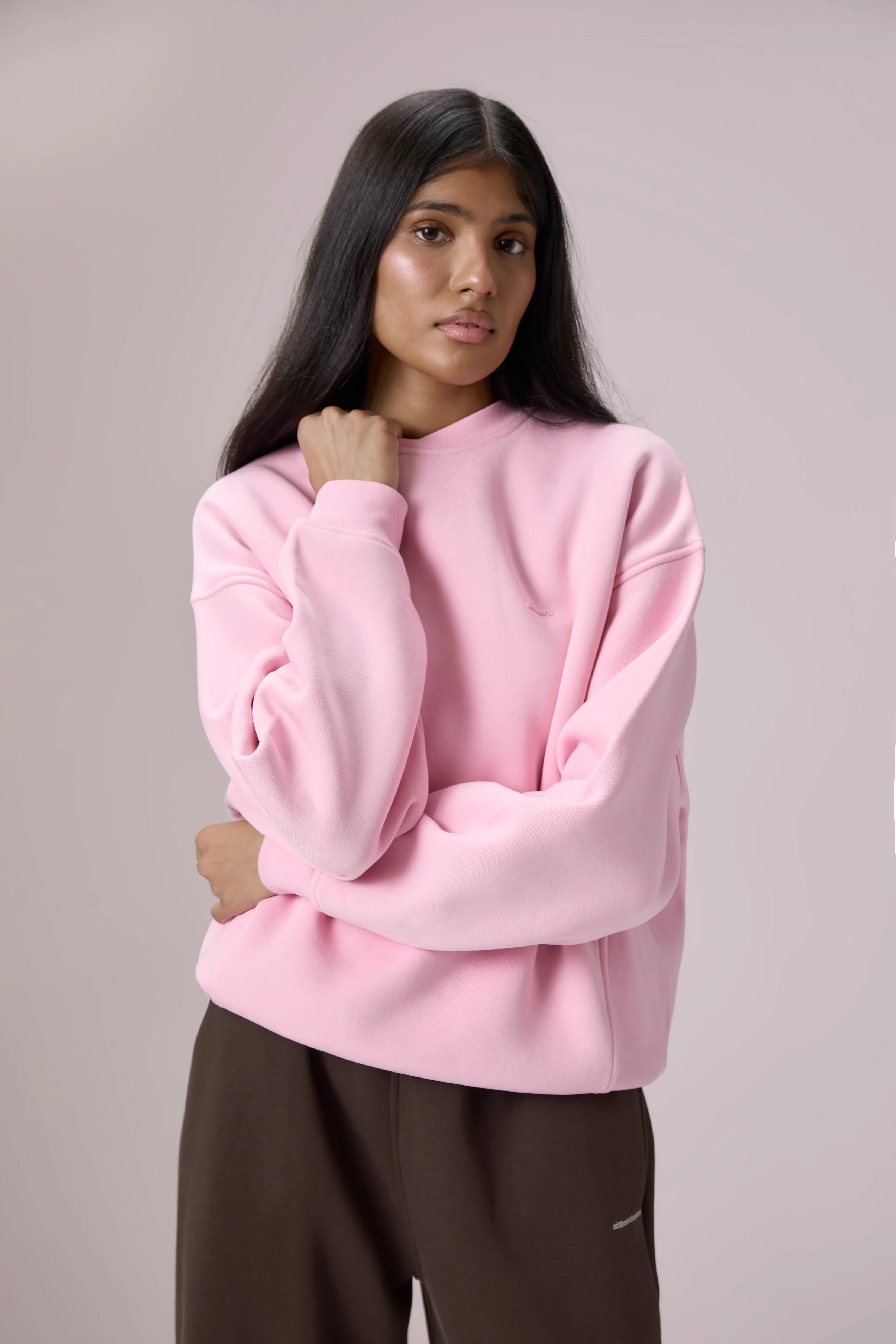 Seekers Classic Sweatshirt in Pink Wafer - Image 7