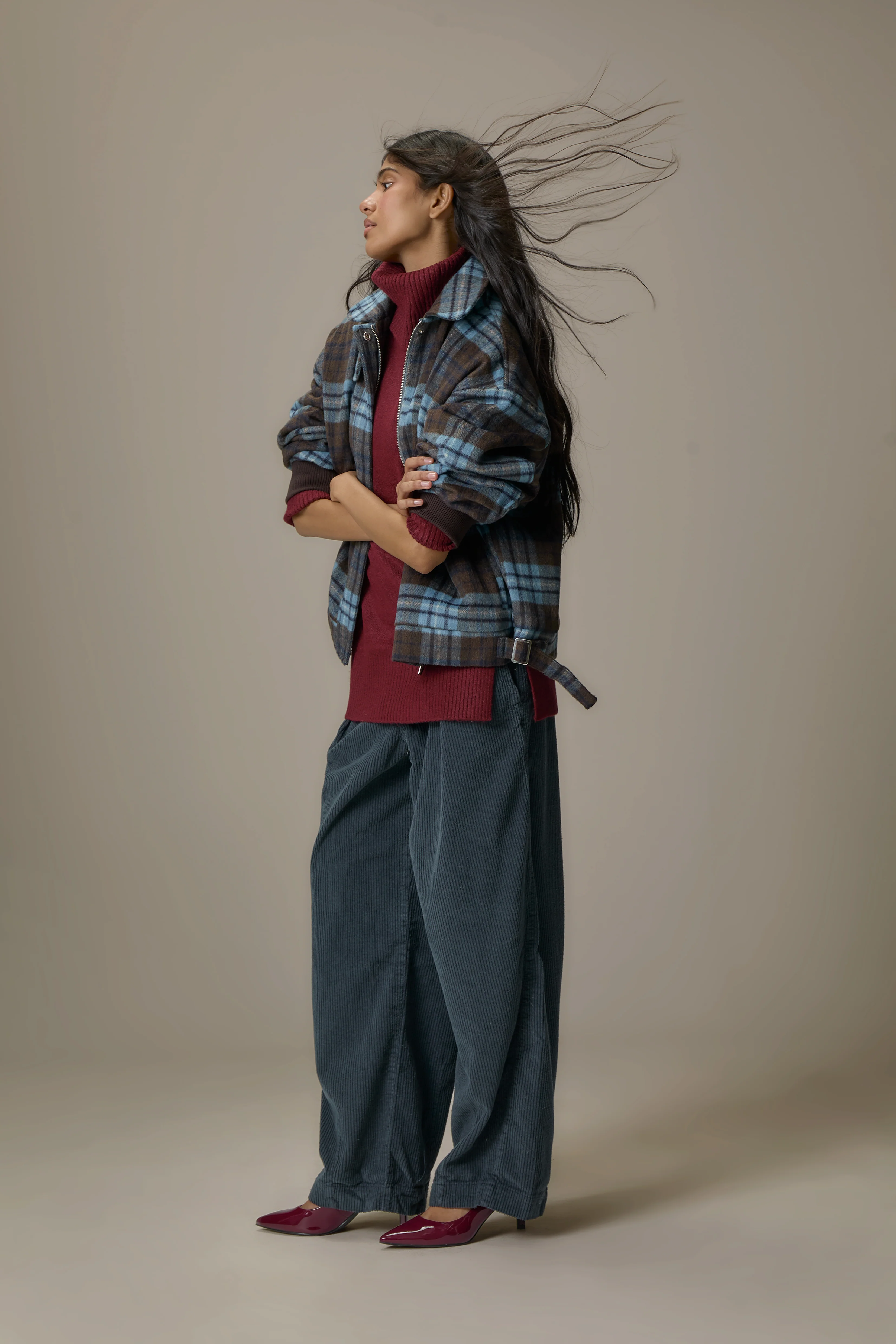 Bennett Plaid Check Jacket - Image 3