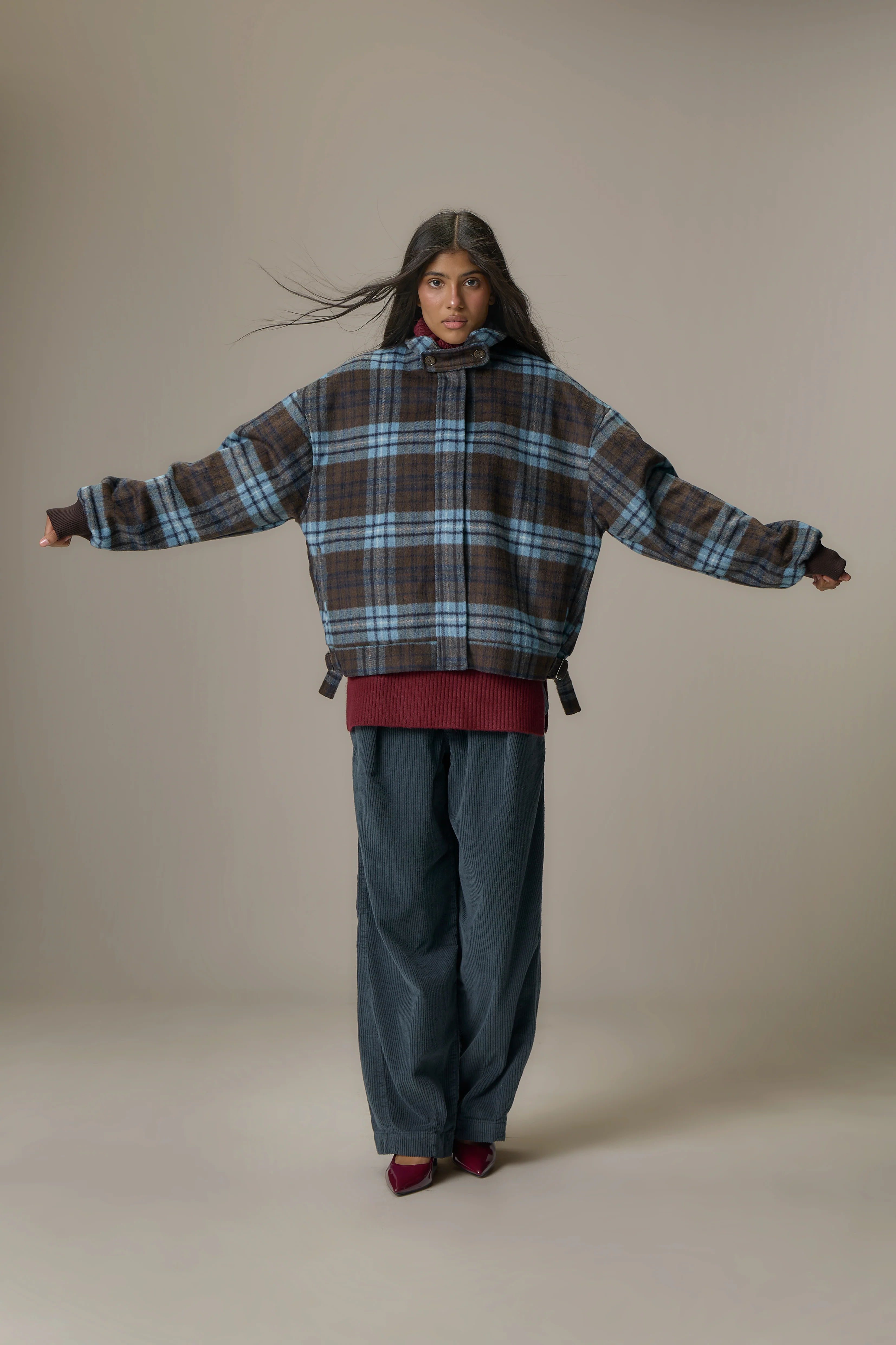 Bennett Plaid Check Jacket - Image 4