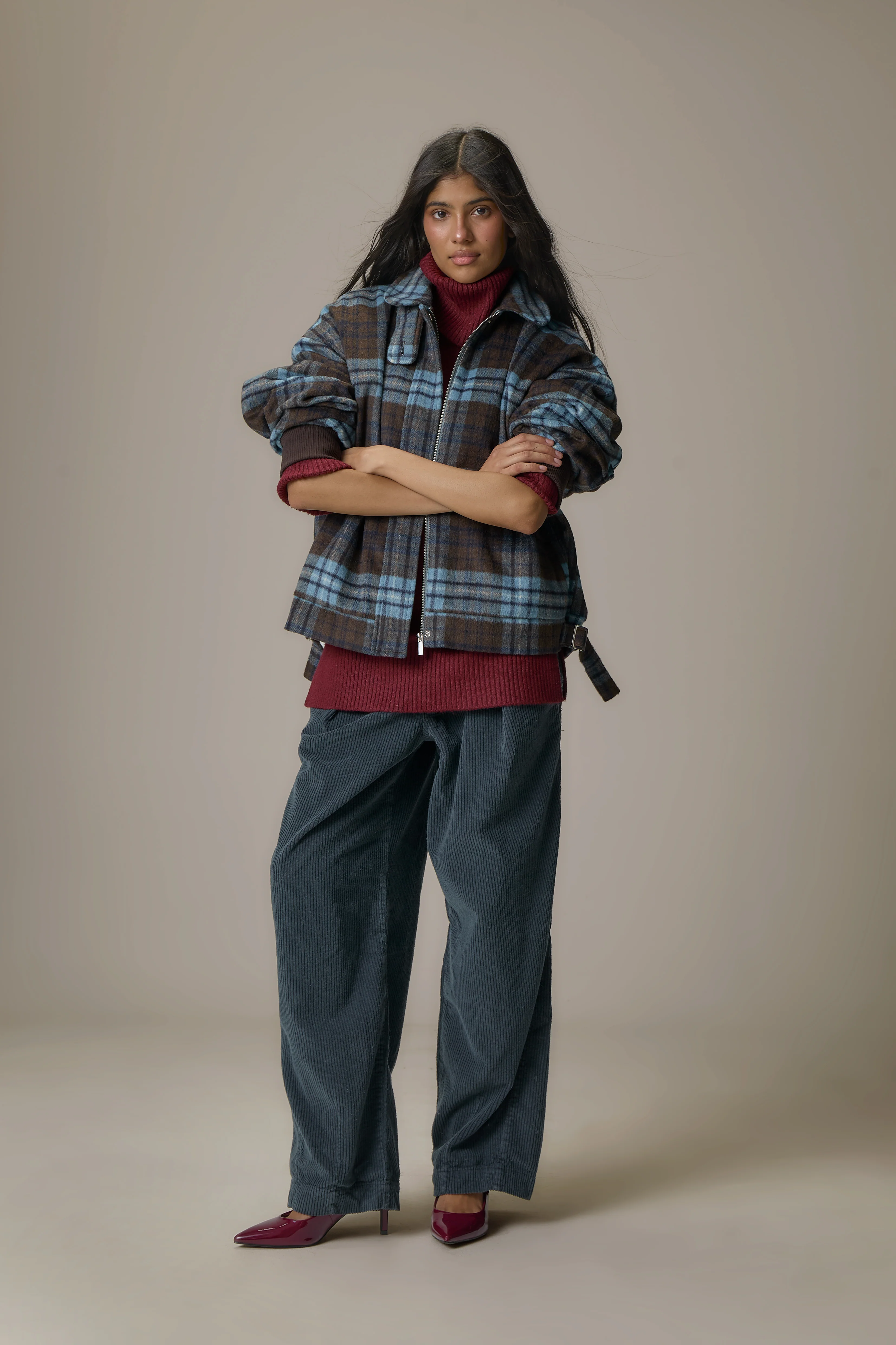 Bennett Plaid Check Jacket - Image 7