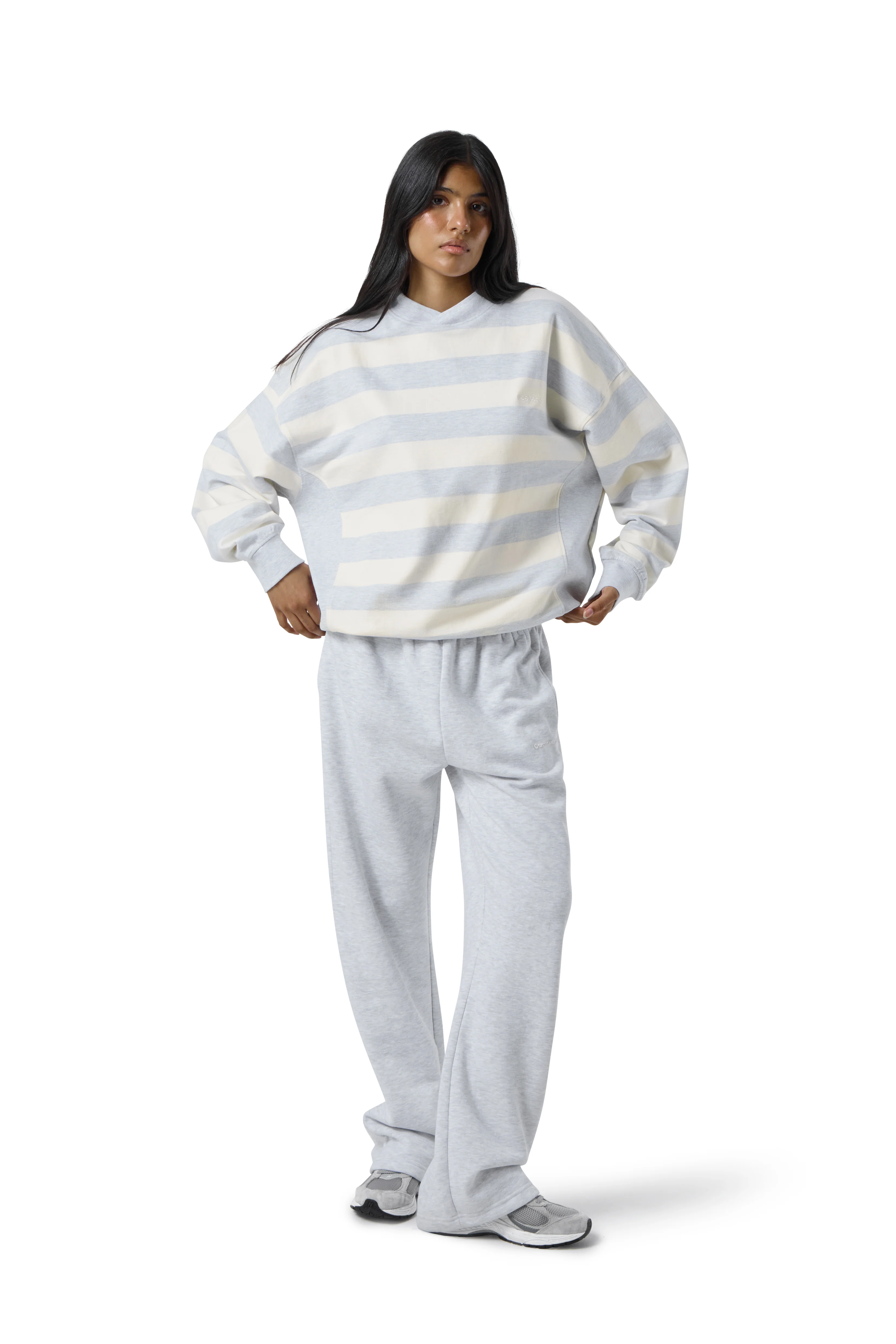 Sully Yellow Stripe Marl Sweatshirt - Image 4