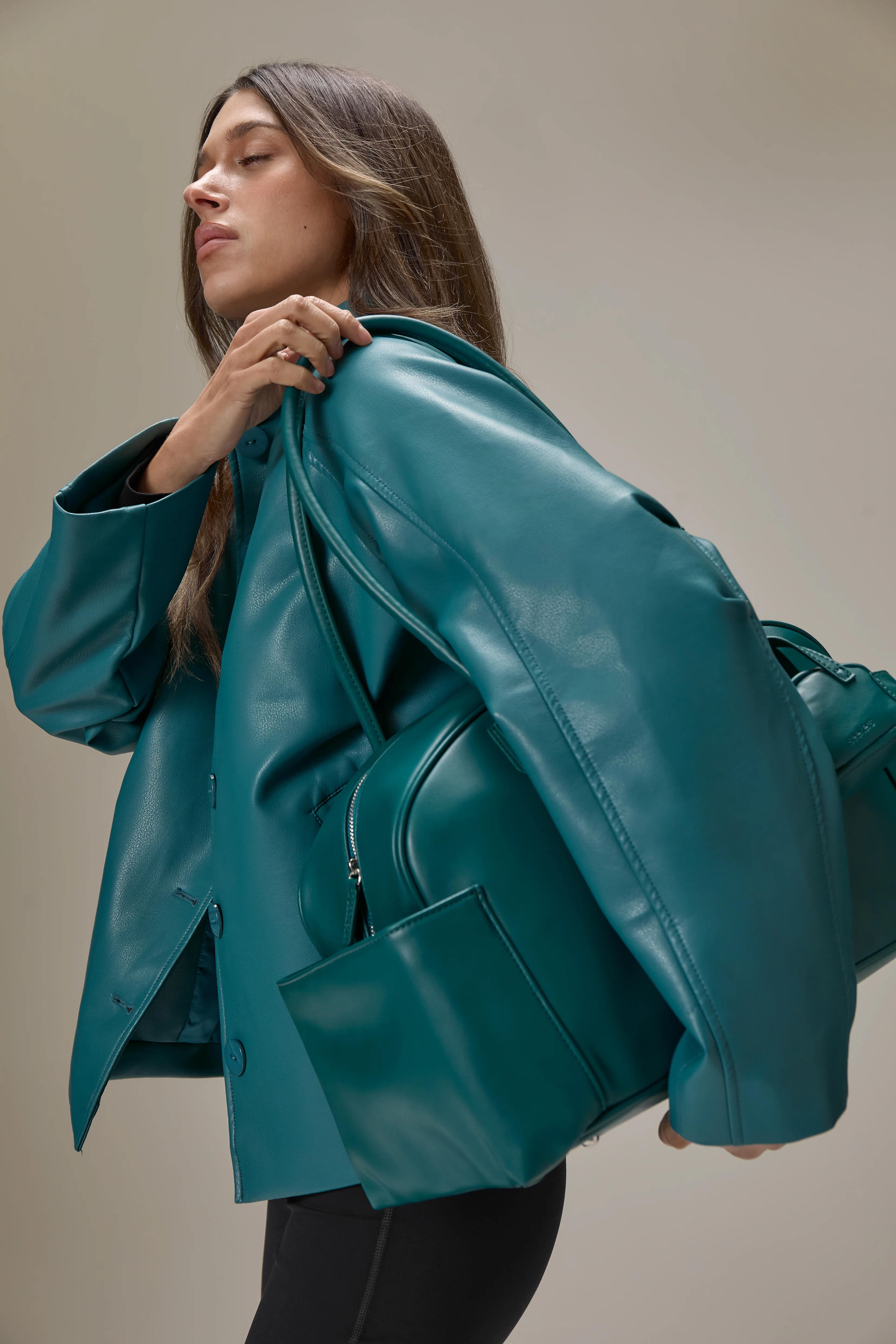 Junk Bowling Bag in Dark Cyan - Image 7