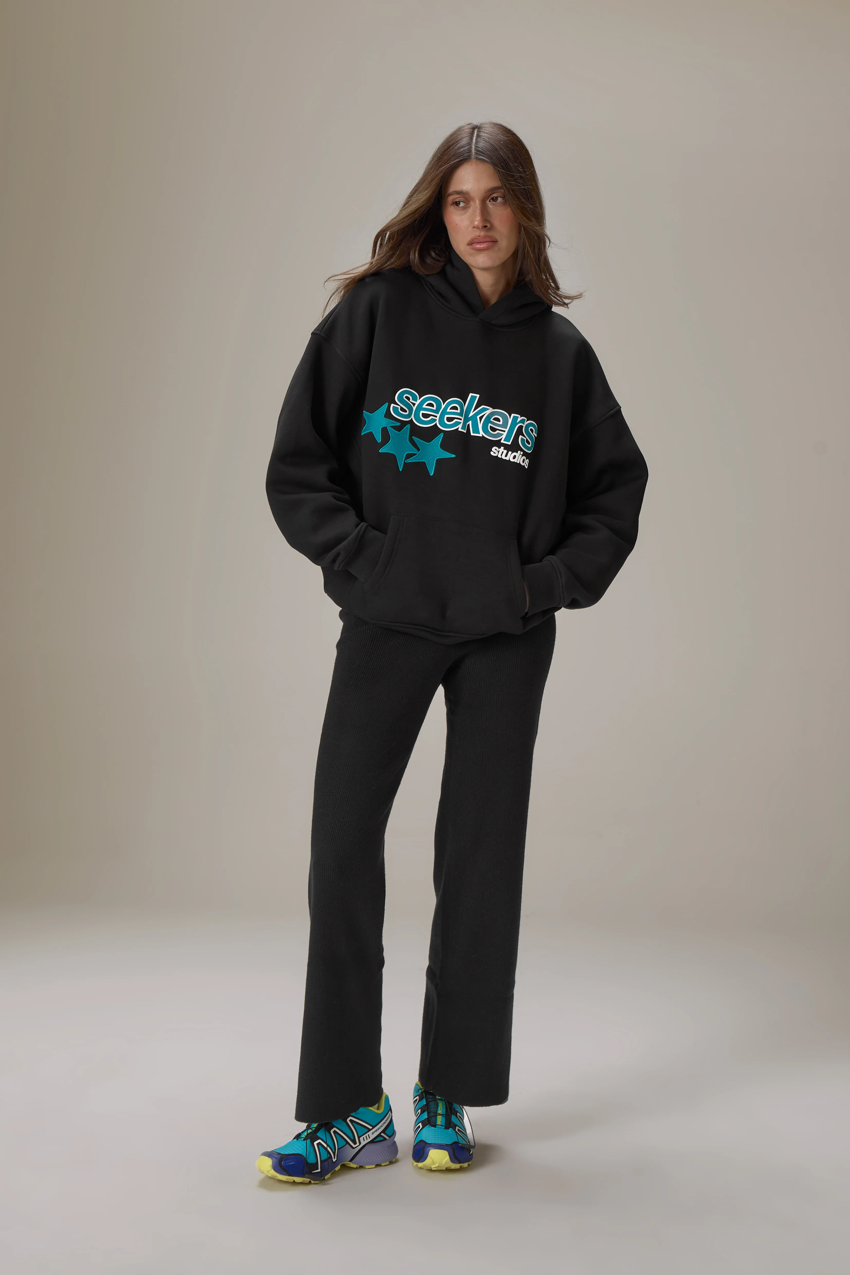 Seekers Starjump Hoodie in Black - Image 6