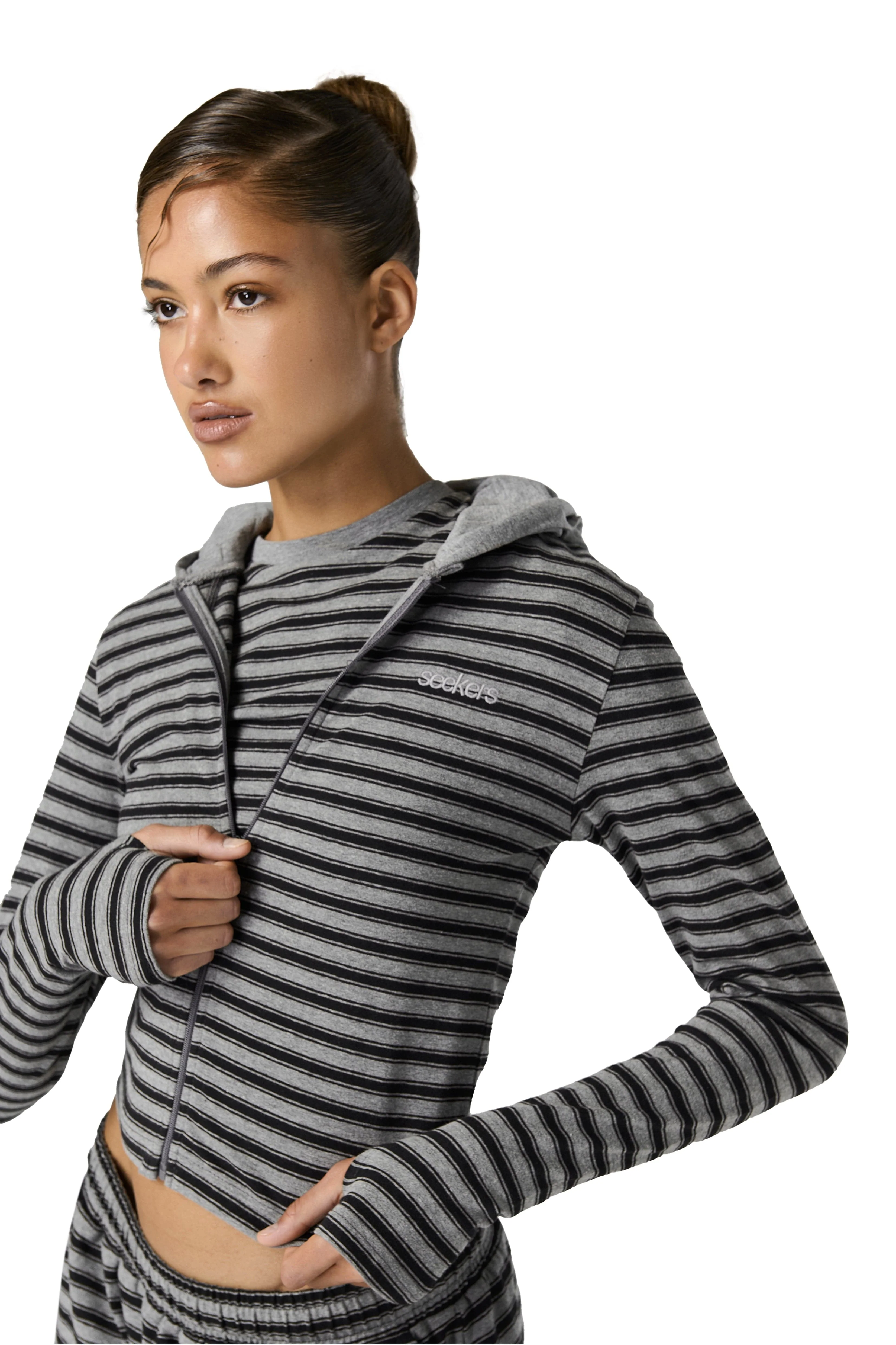 Tour Stripe Zip Up - Image 4