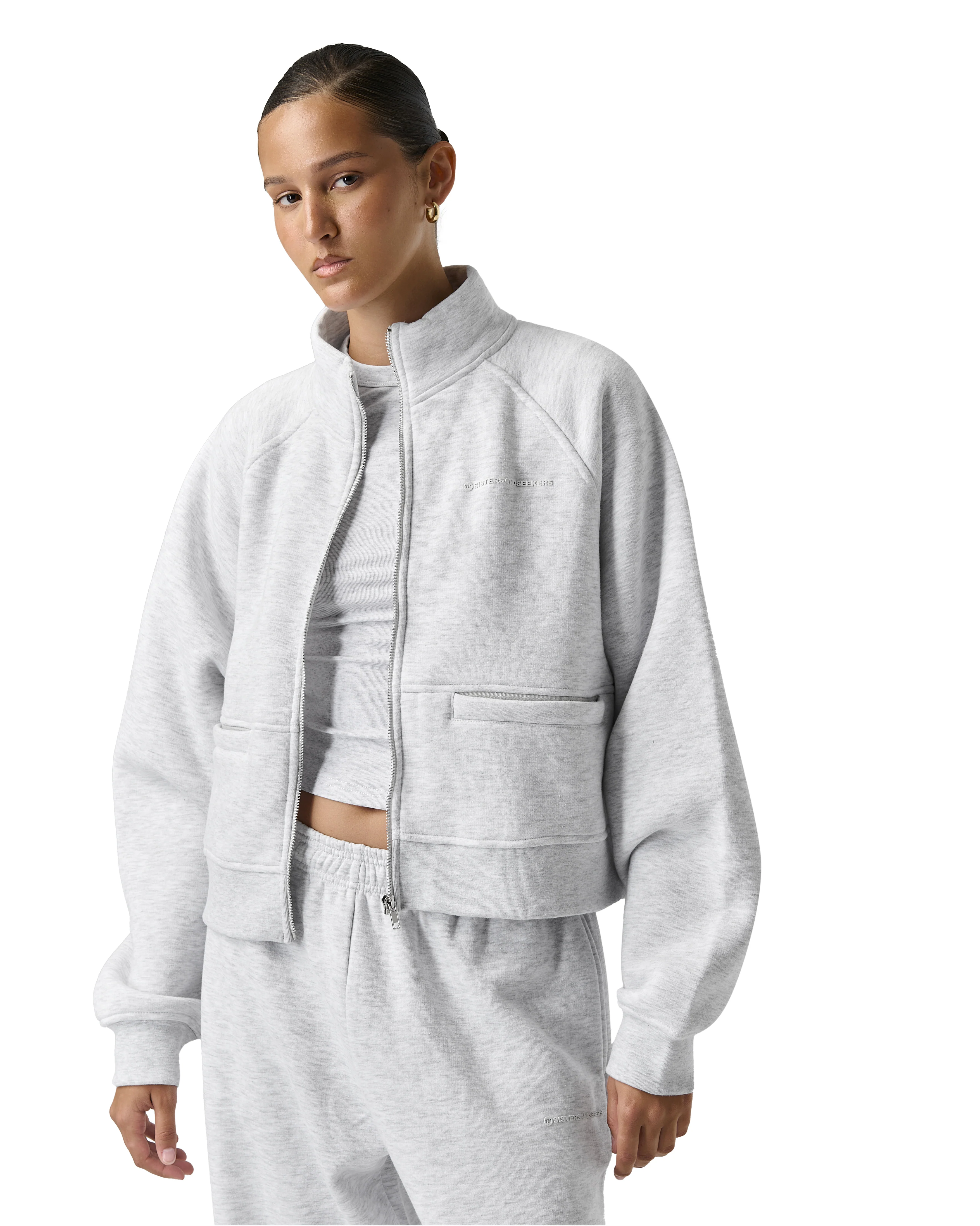 Trademark Multiway Zip Up in Passive - Image 3