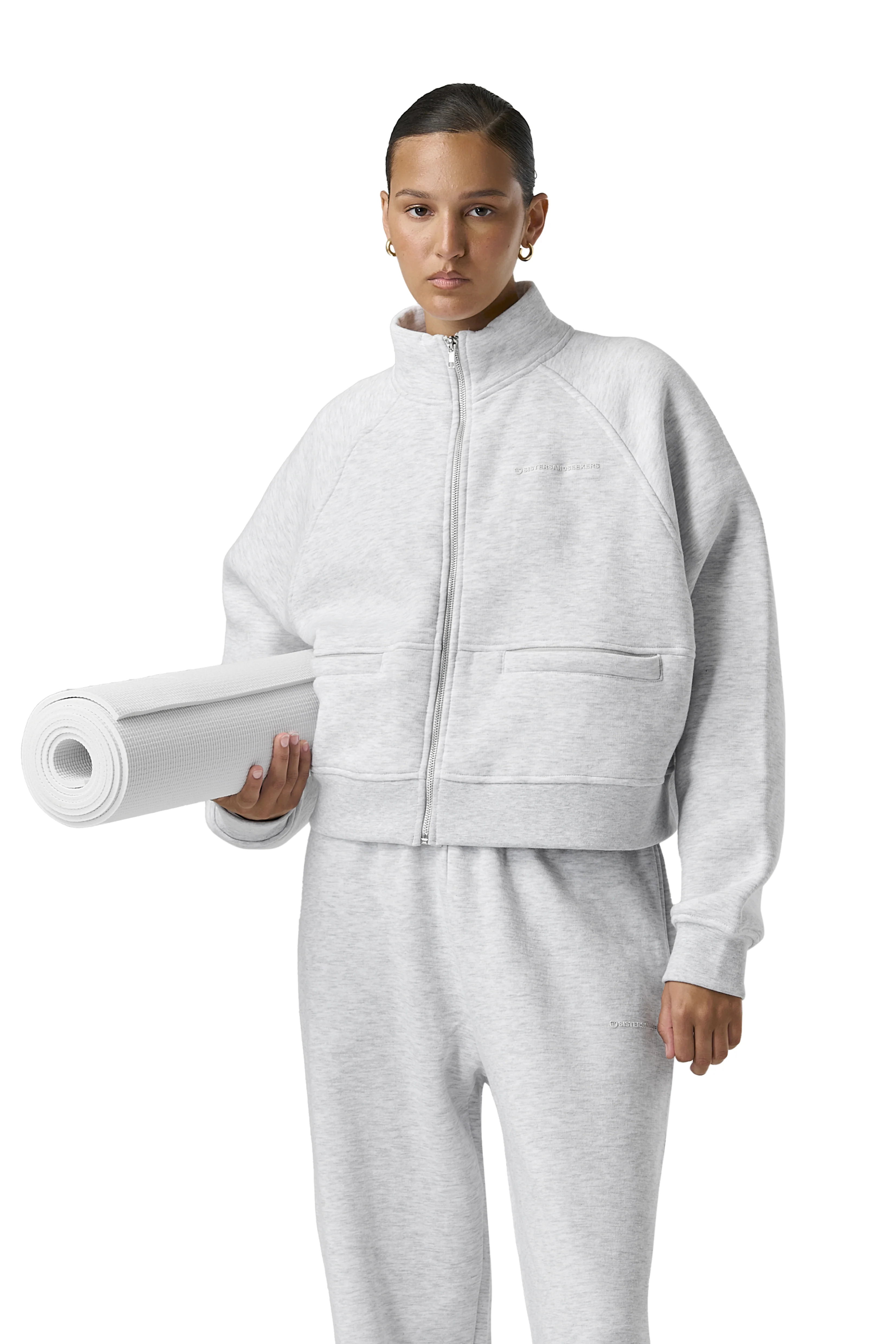 Trademark Multiway Zip Up in Passive - Image 5