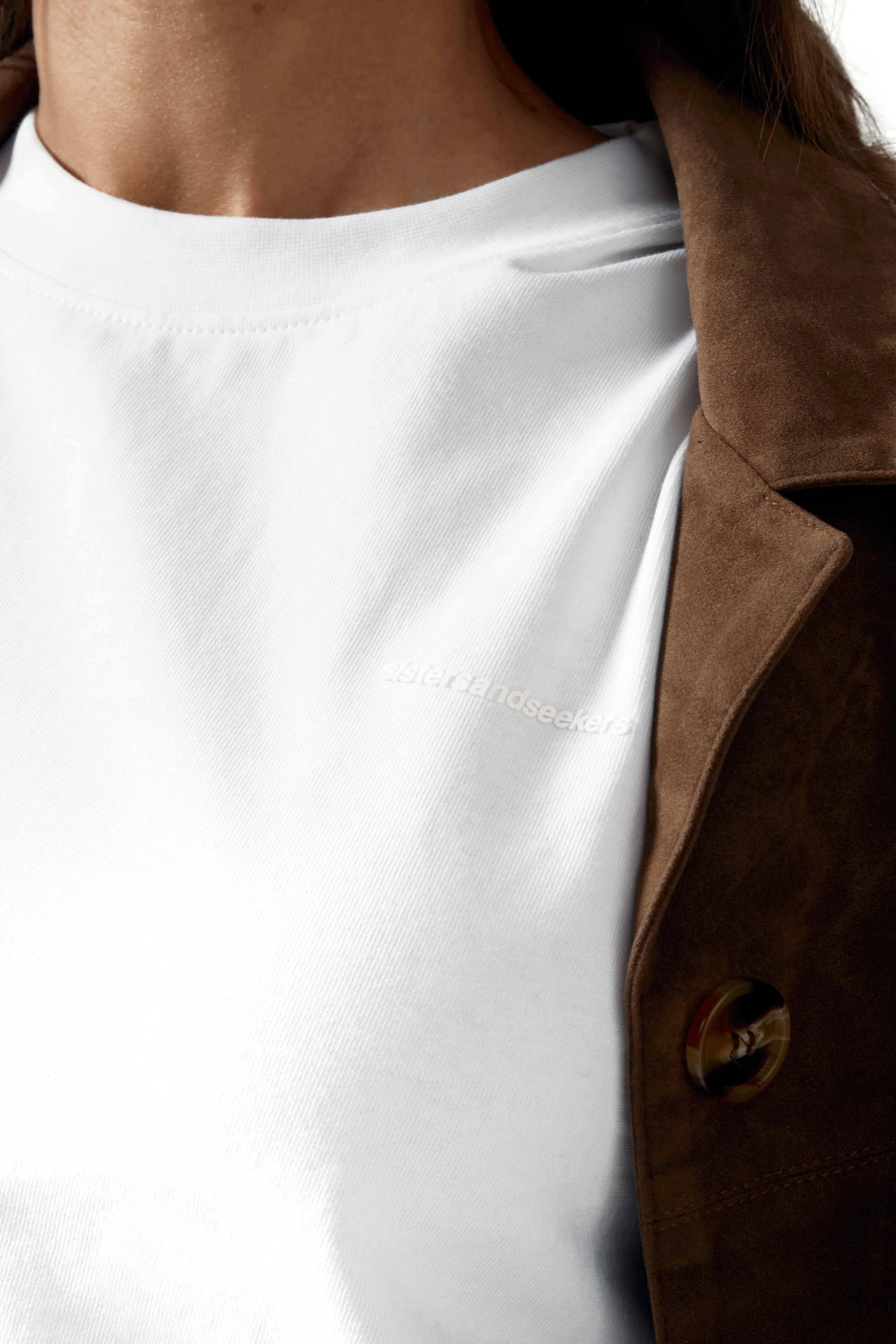 Trademark Shrunken Tee in White - Image 4