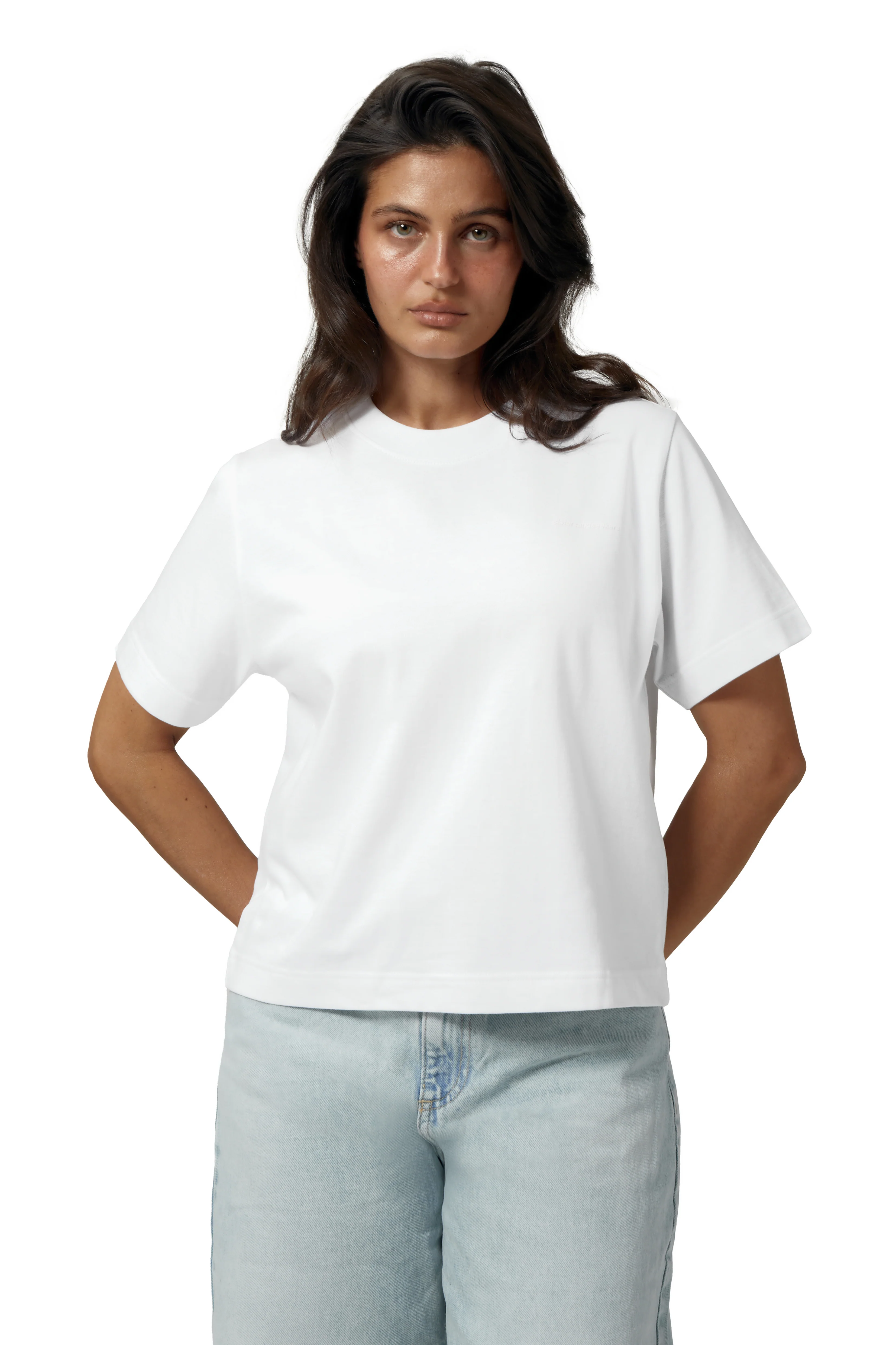 Trademark Shrunken Tee in White - Image 5
