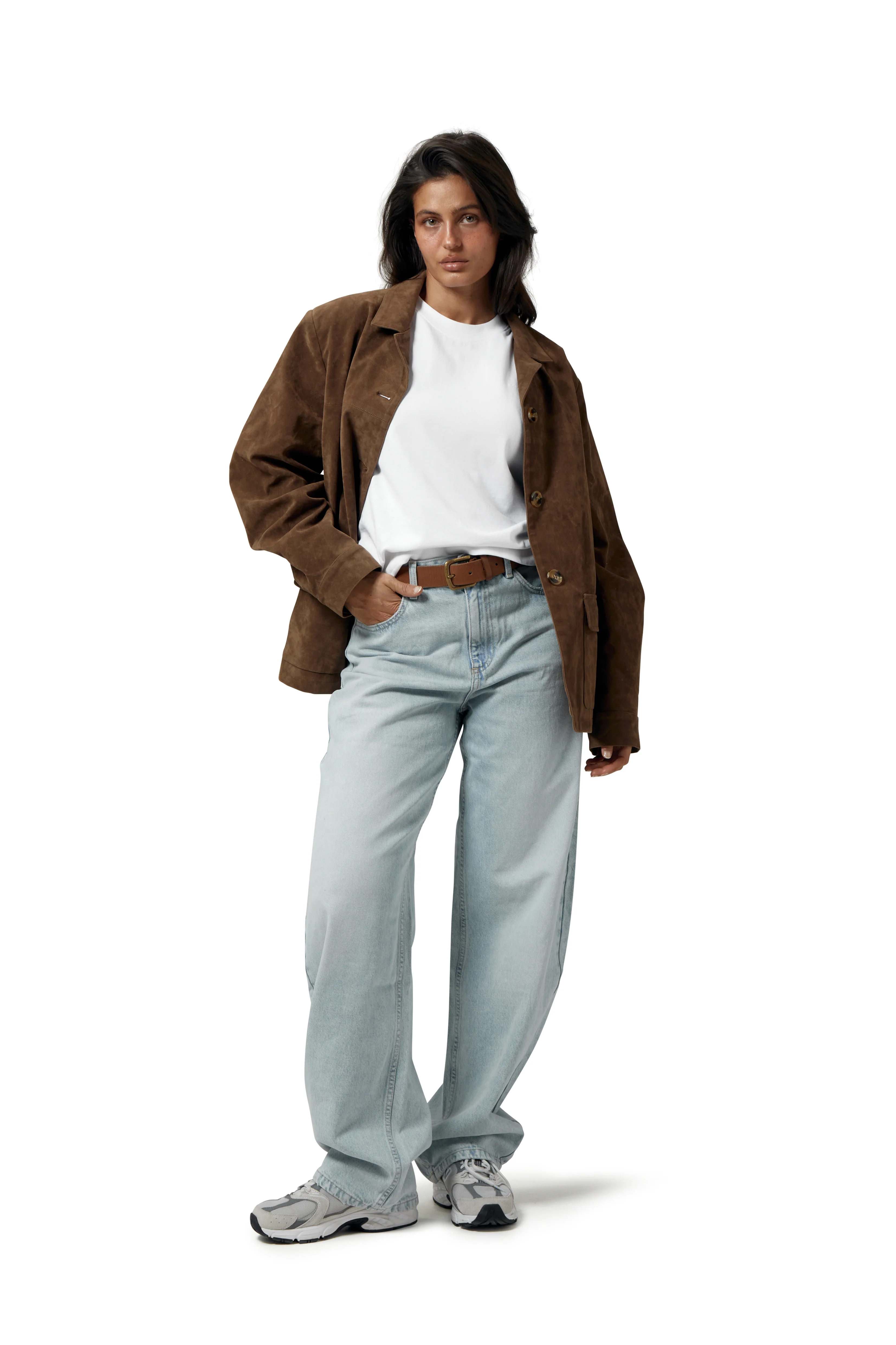 Trademark Shrunken Tee in White - Image 6