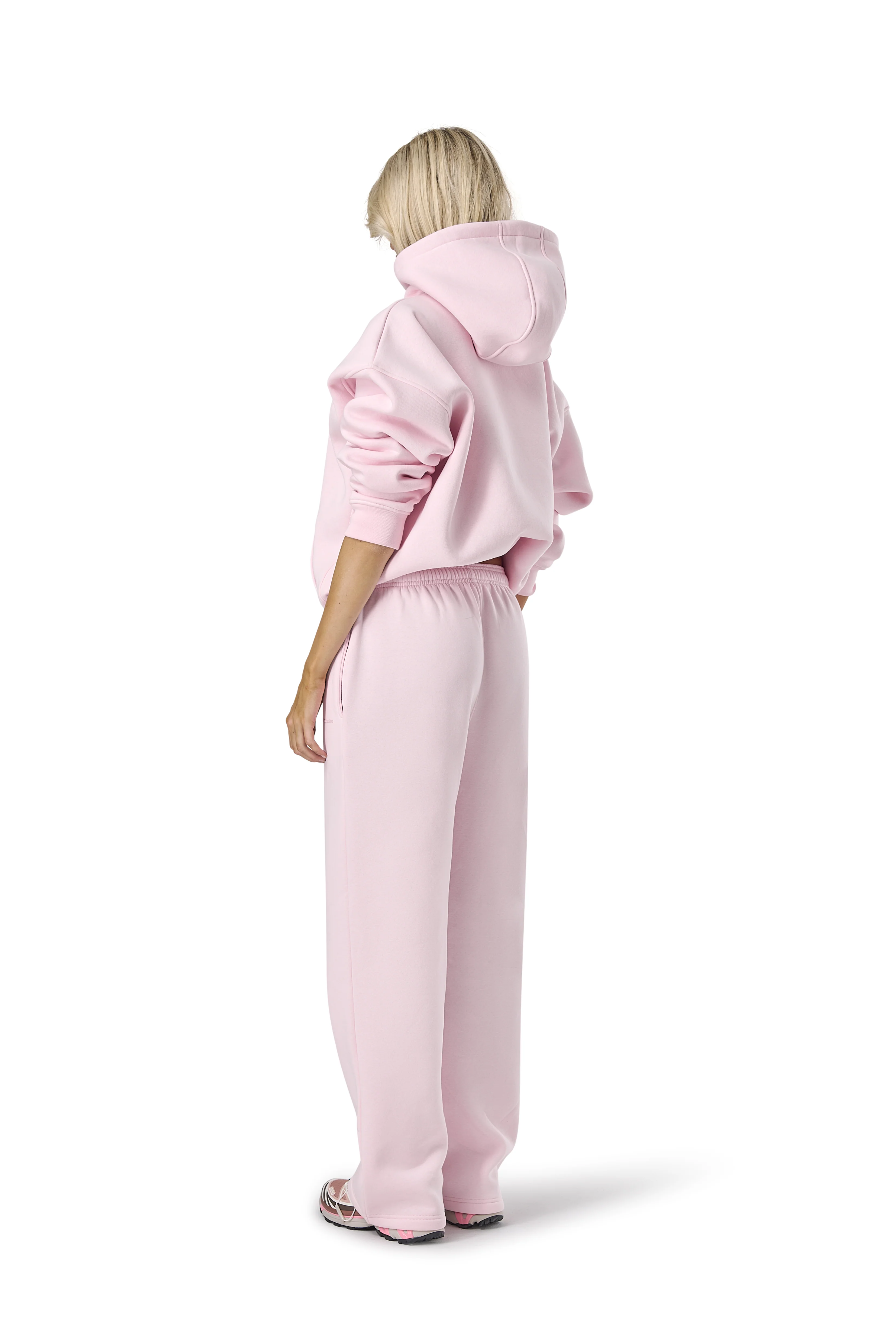 Trademark Wide Leg Sweatpants in Bunny - Image 3