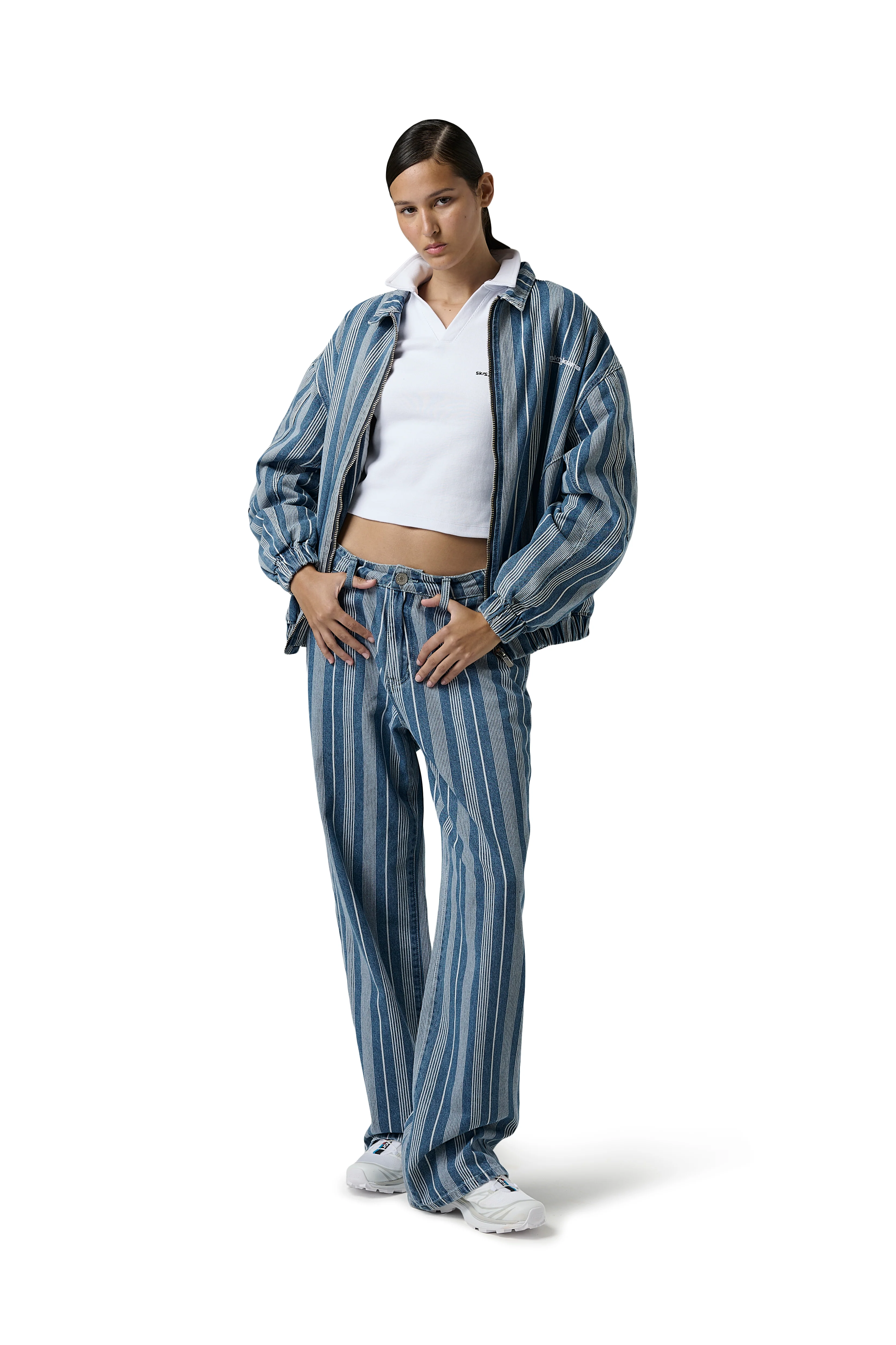Vista Stripe Oversized Jacket - Image 5
