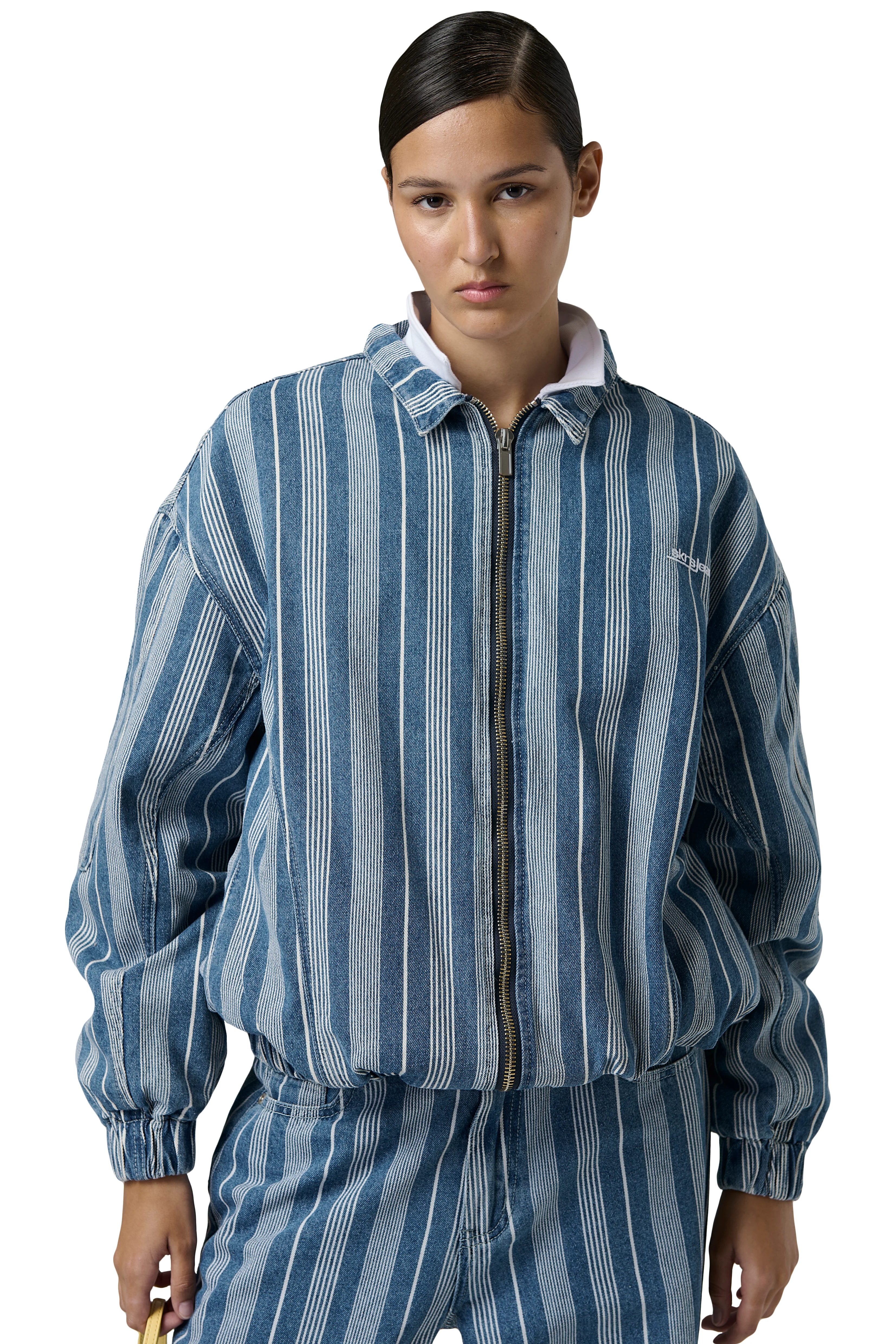 Vista Stripe Oversized Jacket - Image 7