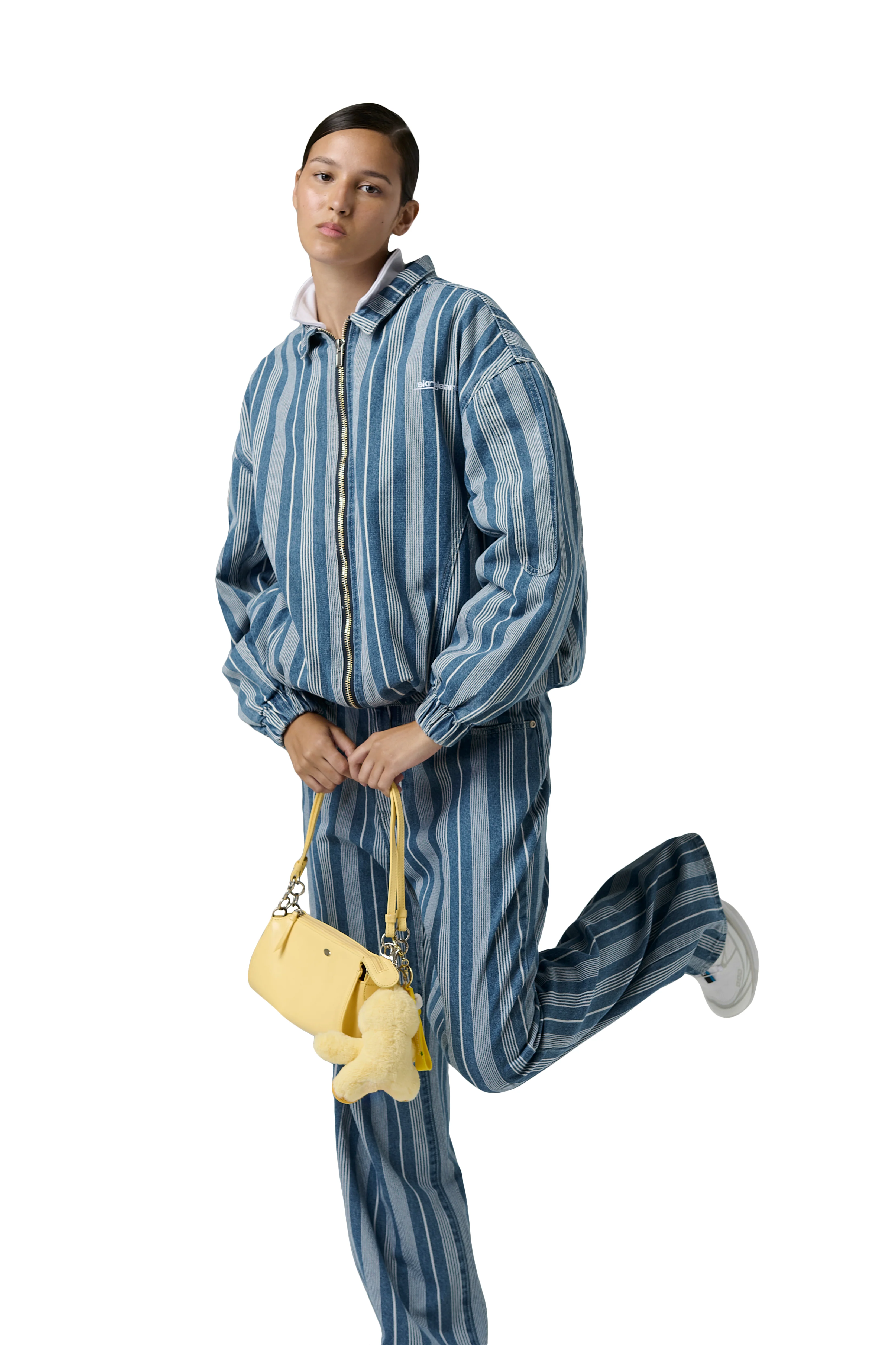 Vista Stripe Oversized Jacket - Image 8