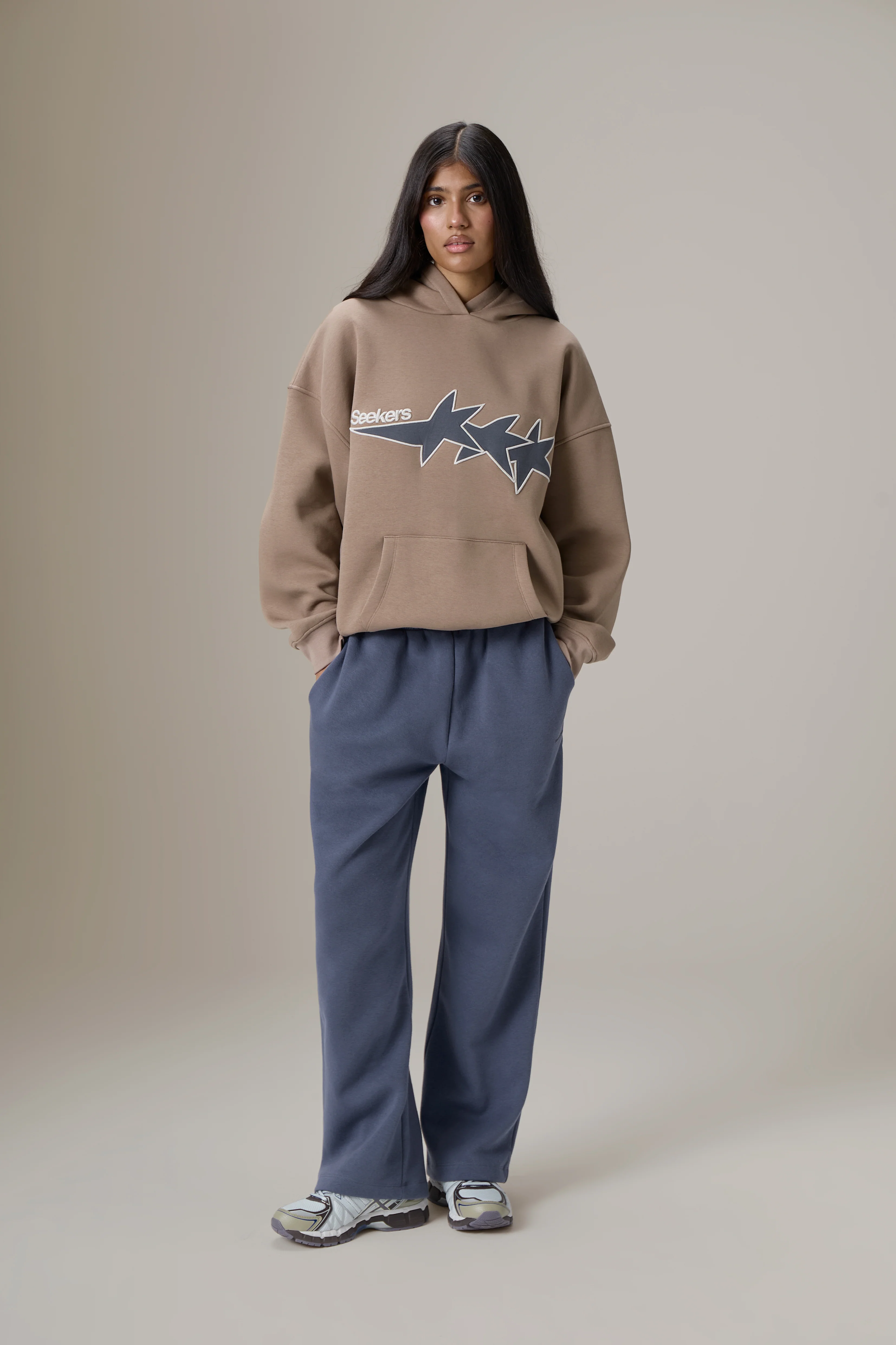 Seekers Stargirl Hoodie in Mid Brown - Image 7