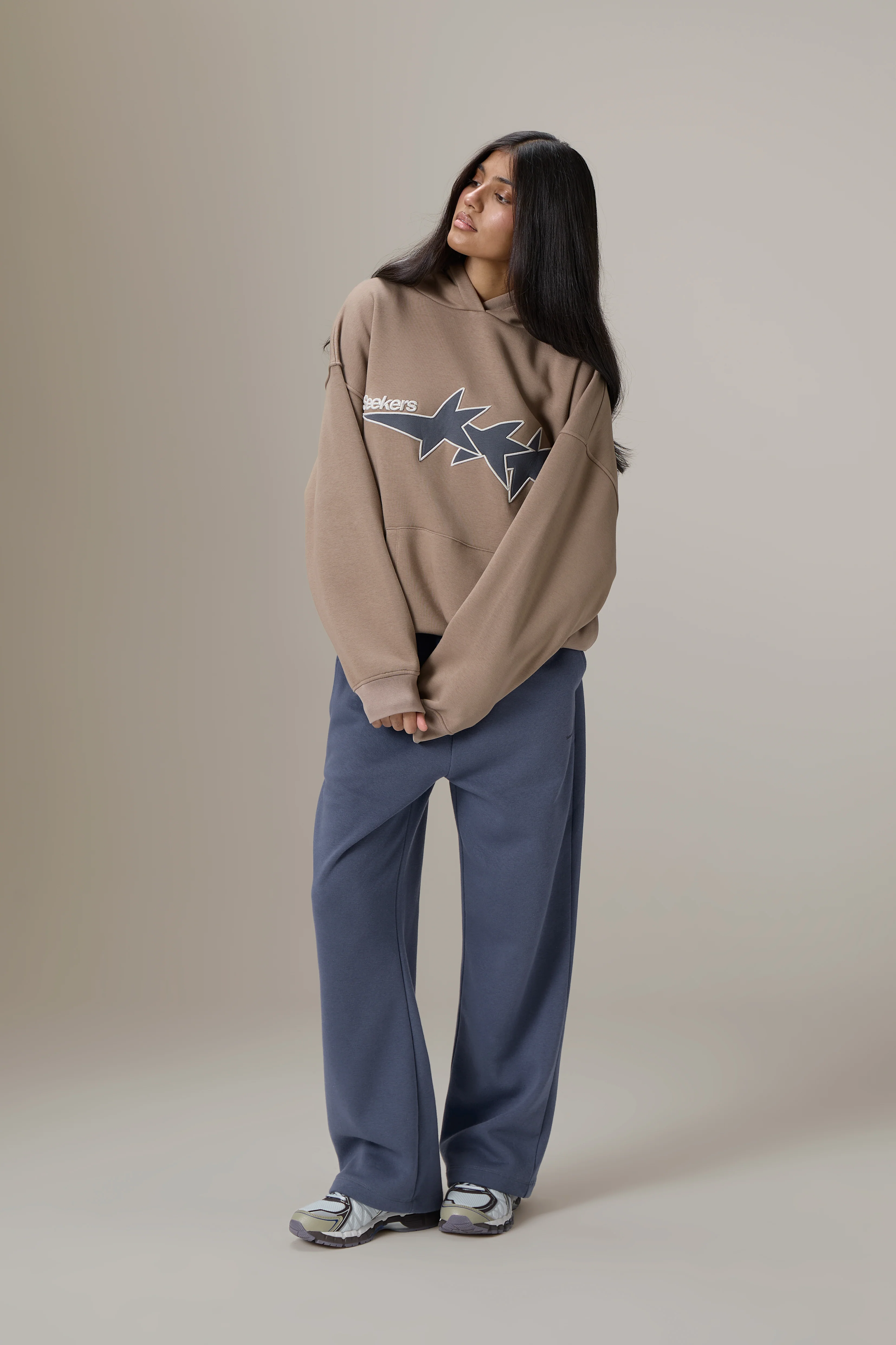 Seekers Stargirl Hoodie in Mid Brown - Image 8