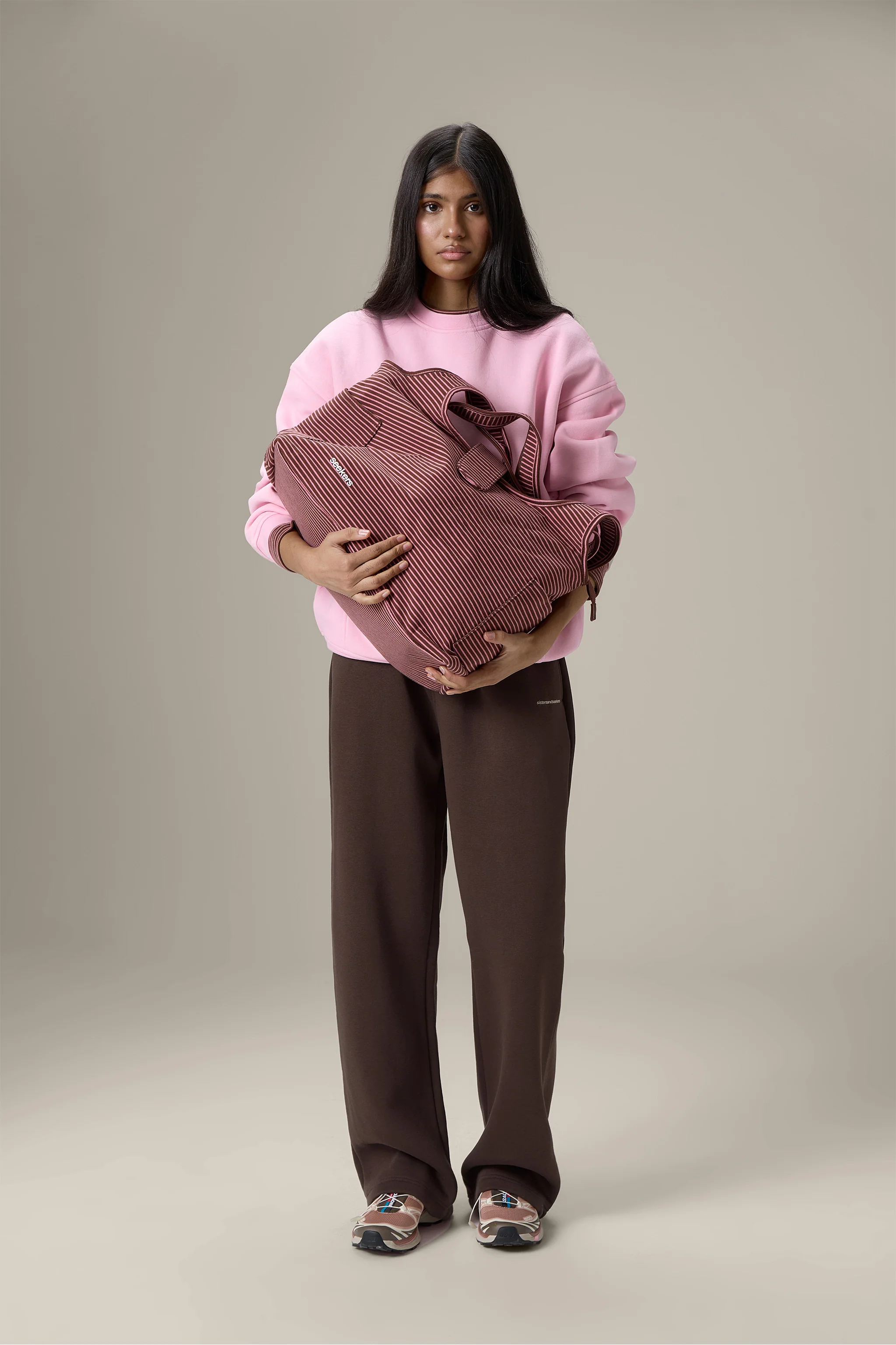 Wilkie Soft Travel Carryall Bag in Brown - Image 3